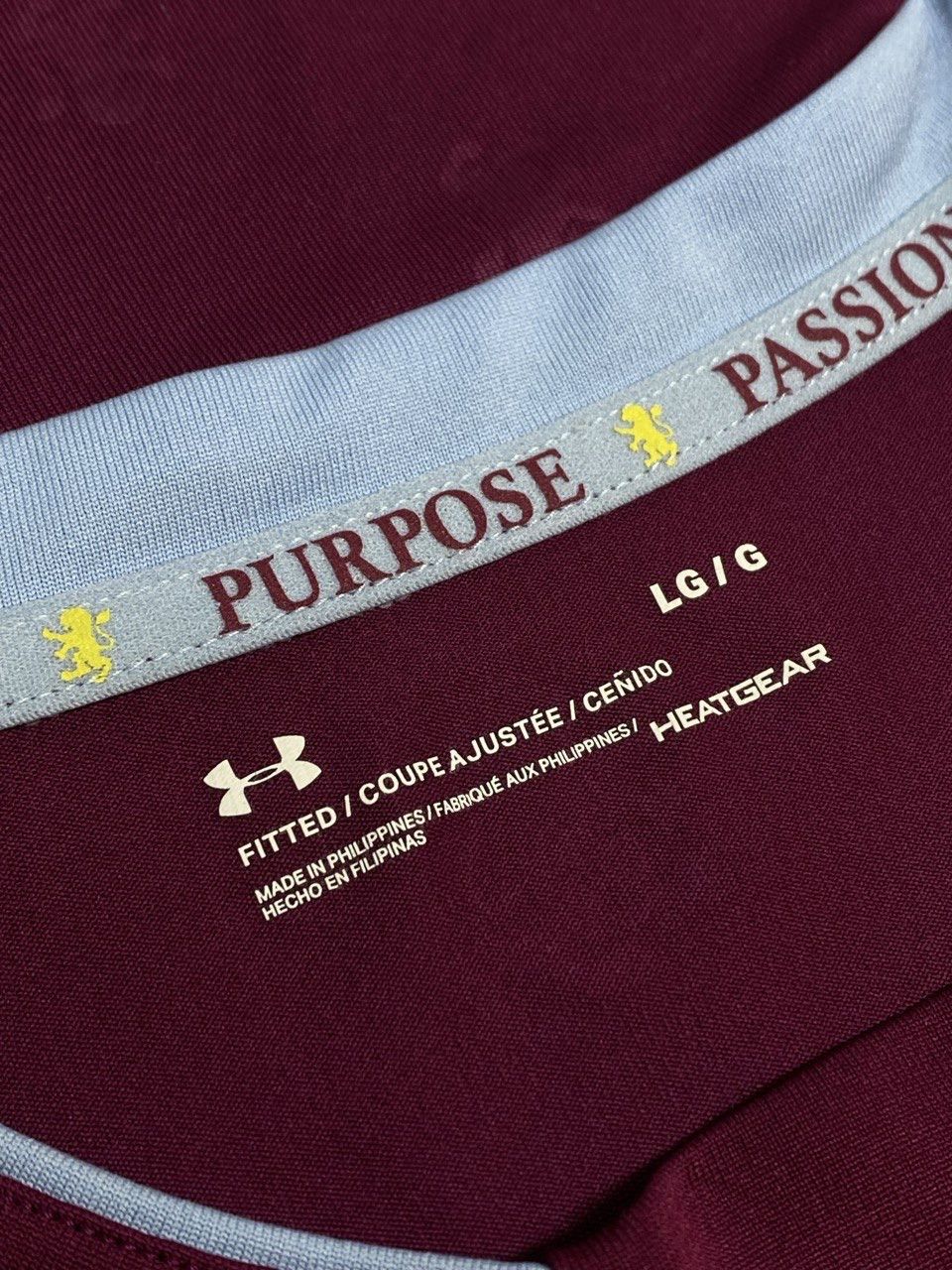 Under Armour Under Armour Aston Villa 2017/18 Home Football Shirt Jersey Size US L / EU 52-54 / 3 - 14 Thumbnail
