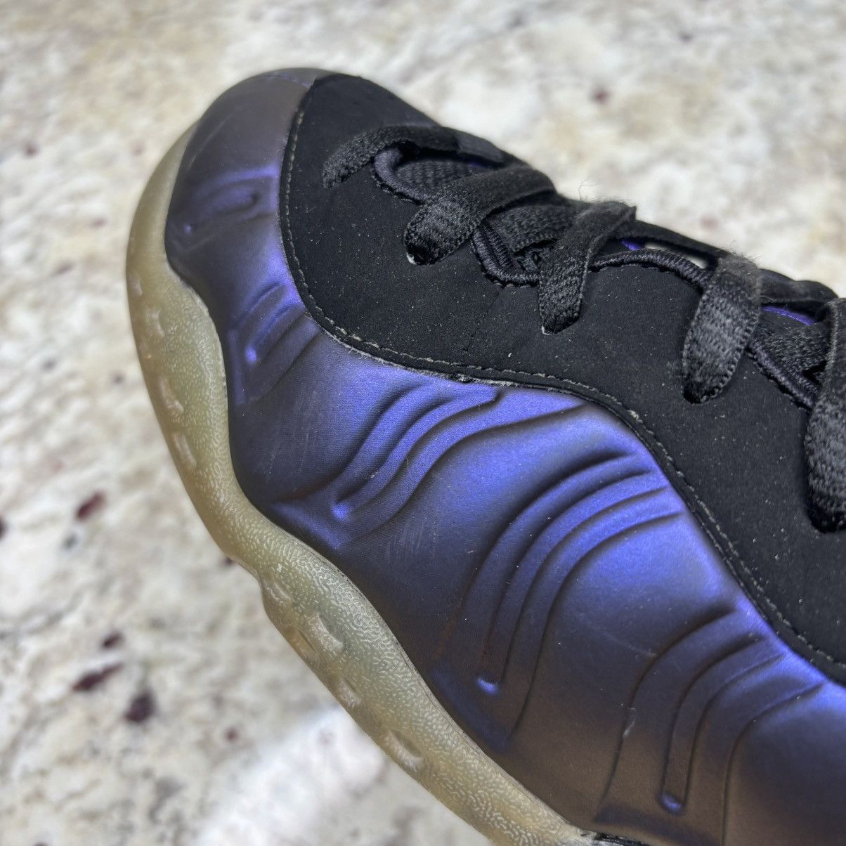 Nike Size 10.5-Nike Foamposite One Eggplant (2017) WORN No Box Size US 10.5 / EU 43-44 - 6 Thumbnail