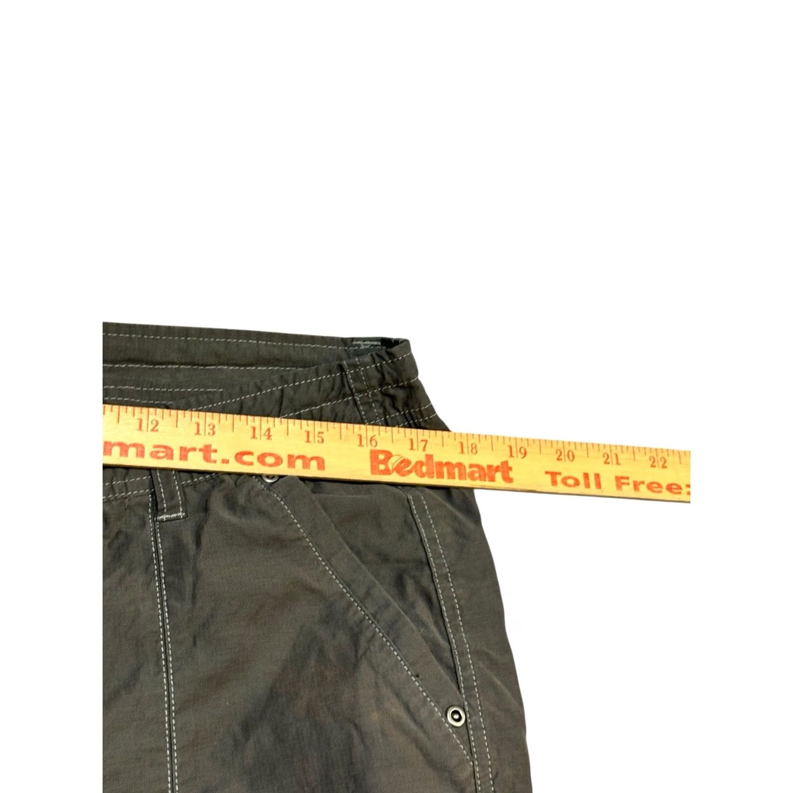 Logo 7 Kuhl Womens Sz 10 Regular Gray Lightweight Hiking Outdoor Logo Gorpcore Pants Size 32" / US 10 / IT 46 - 4 Thumbnail