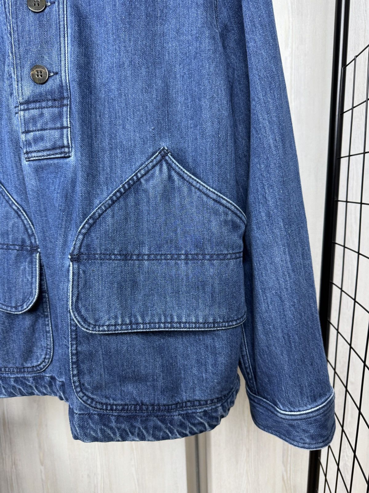 Marc by Marc Jacobs MARC BY MARC JACOBS 4-Pocket Denim Hooded Jacket 40s US Navy Size US M / EU 48-50 / 2 - 7 Thumbnail