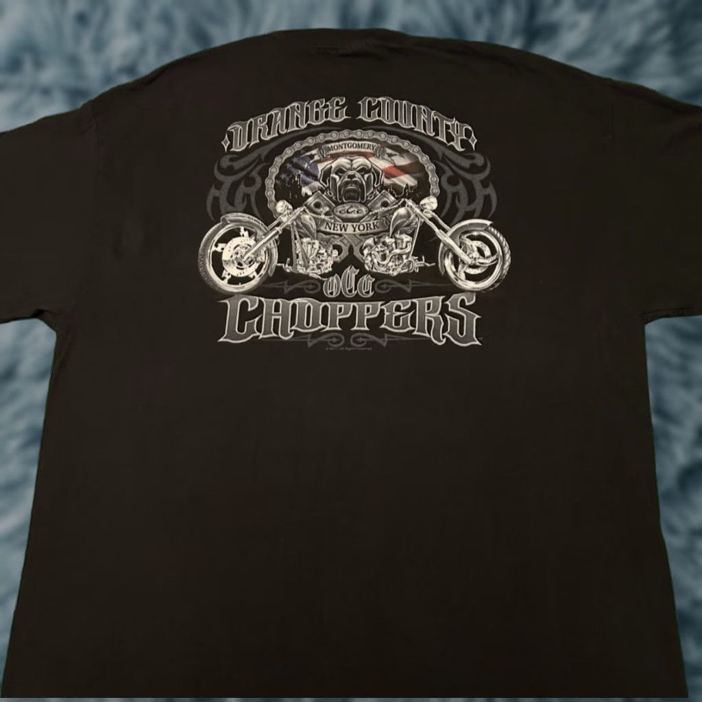 Vintage VINTAGE Orange County Choppers Shirt Mens 2XL Black West Coast Choppers Y2K 90s Biker Grunge Hip Hop Motorcycle Punk NY VTG Shirt Size US XXL / EU 58 / 5 - 1 Thumbnail