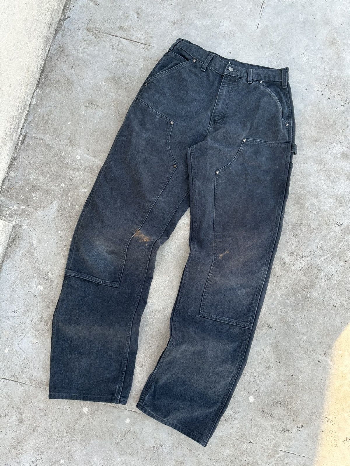 Carhartt × Vintage Vintage Carhartt Double Knee Work Pants – 30x34, Loose Fit Size US 30 / EU 46 - 2 Thumbnail
