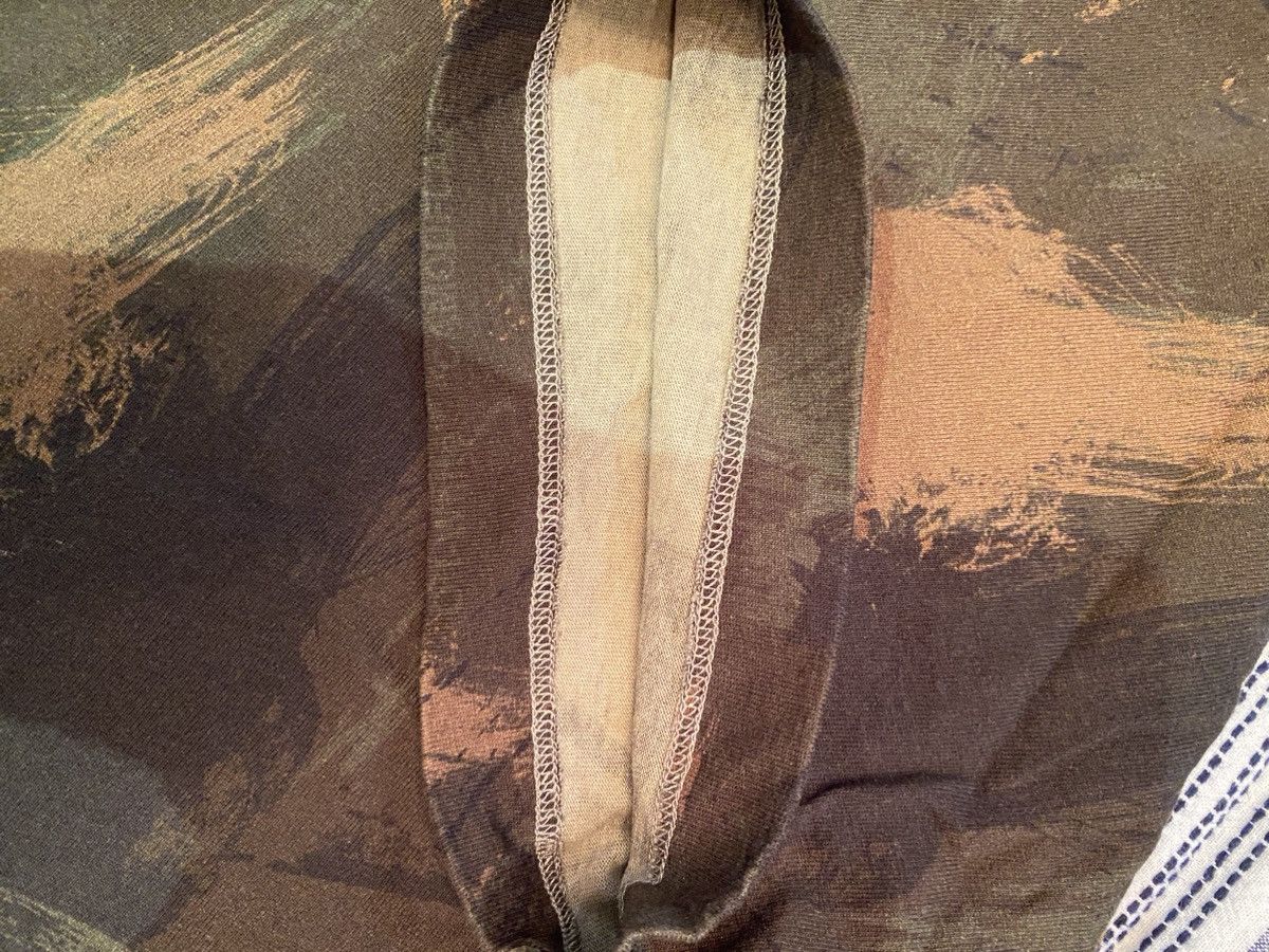 Off-White Off-White Khaki Paintbrush Camo Oversized T-Shirt Size US S / EU 44-46 / 1 - 10 Thumbnail