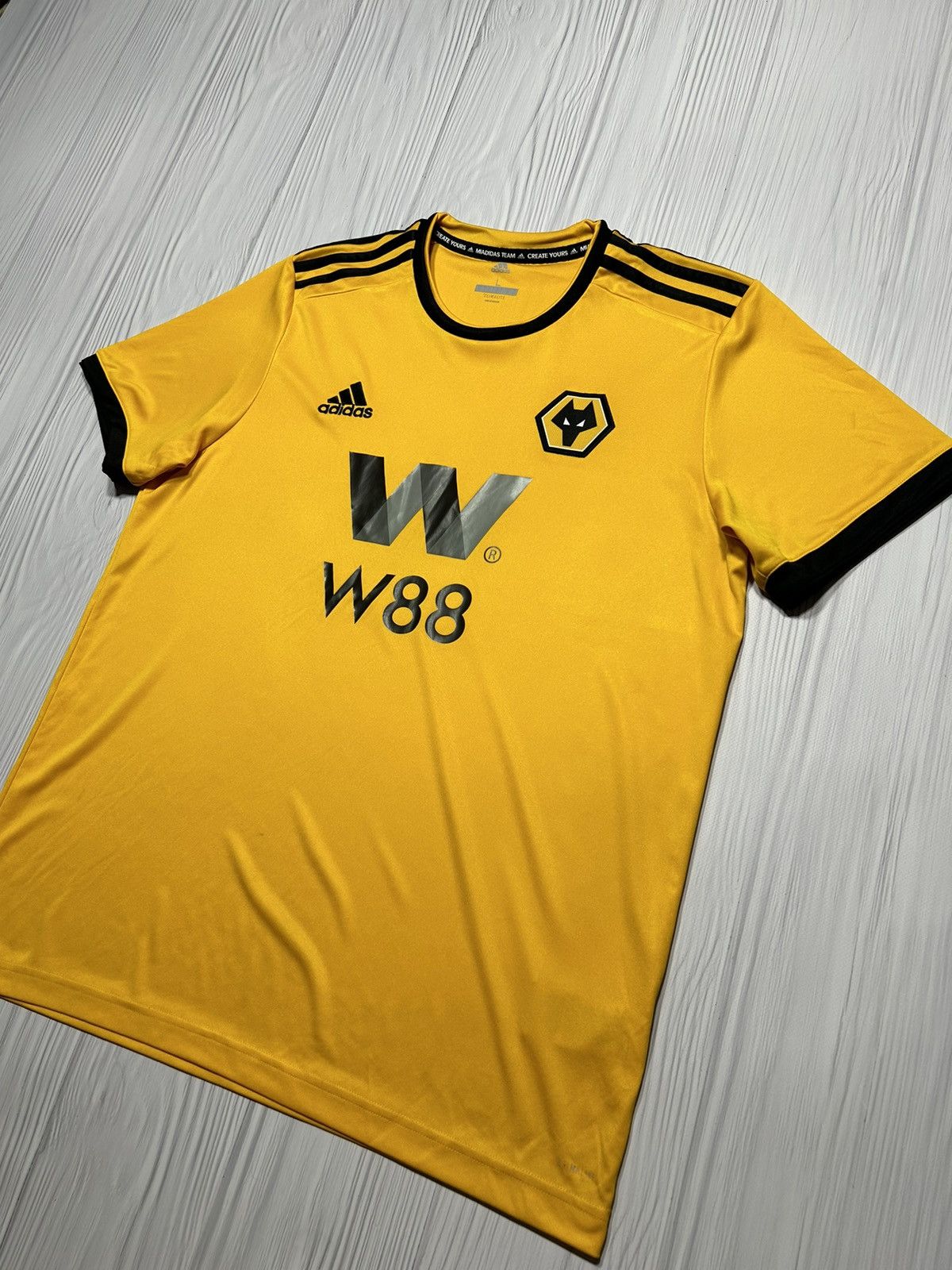 Adidas Wolverhampton 2018/19 Adidas Soccer Jersey Size L Size US L / EU 52-54 / 3 - 2 Thumbnail