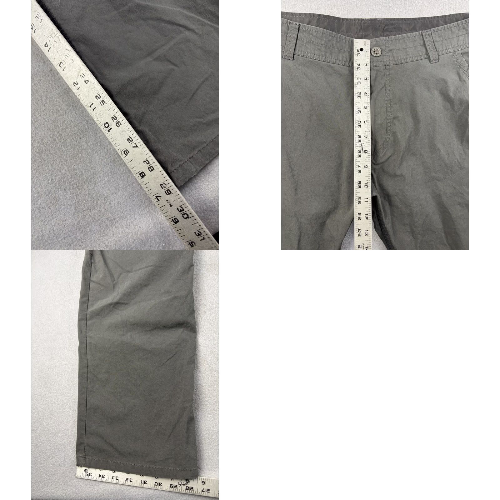 Vintage Kuhl Slax Pants Mens 38x30 Gray Klassik Fit Enduro Hiking Chino Outdoors Size US 38 / EU 54 - 8 Thumbnail