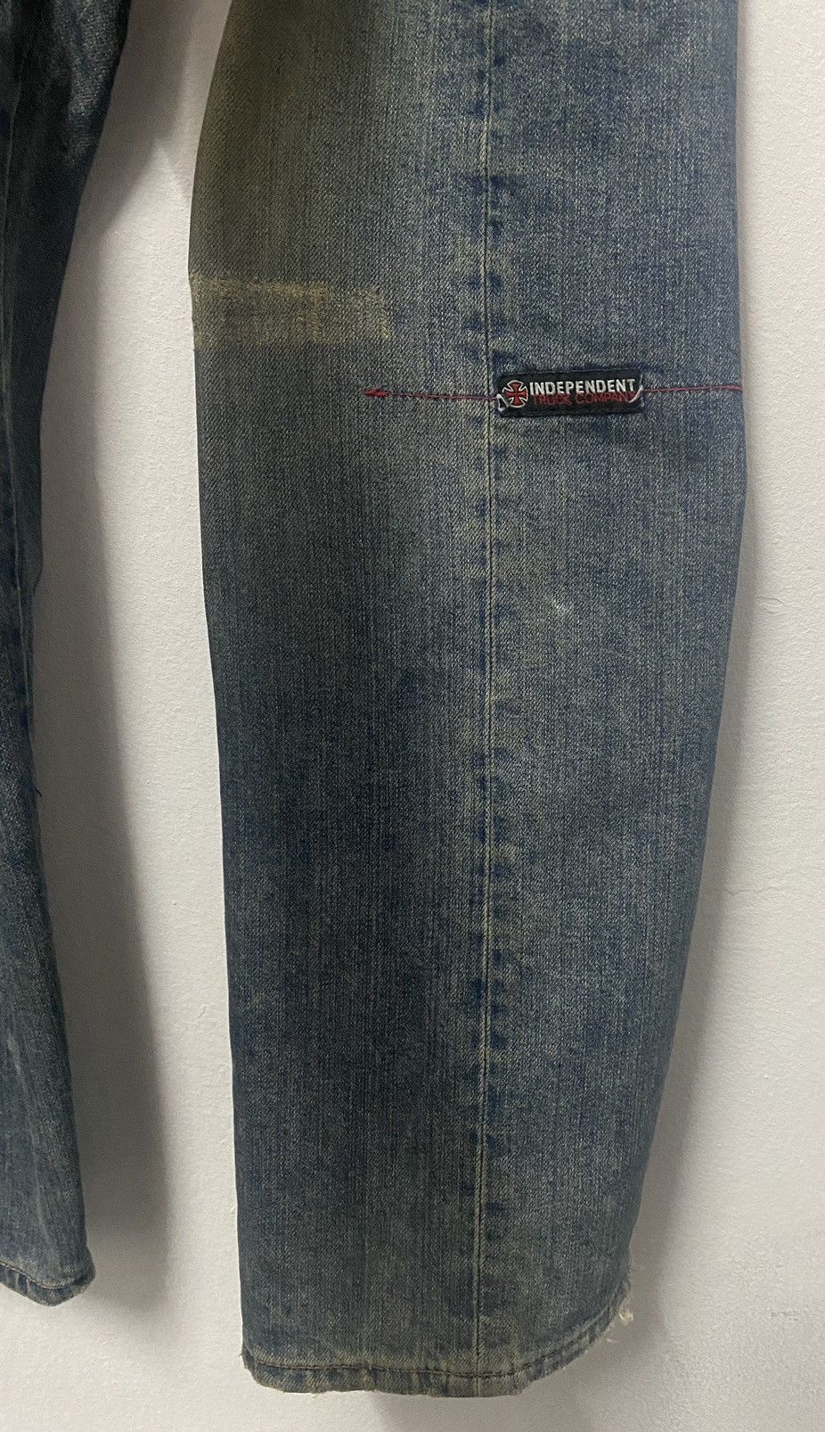 Independent Truck Co. Vintage Independent Truck Company Hype Distressed Jeans Size US 36 / EU 52 - 6 Thumbnail