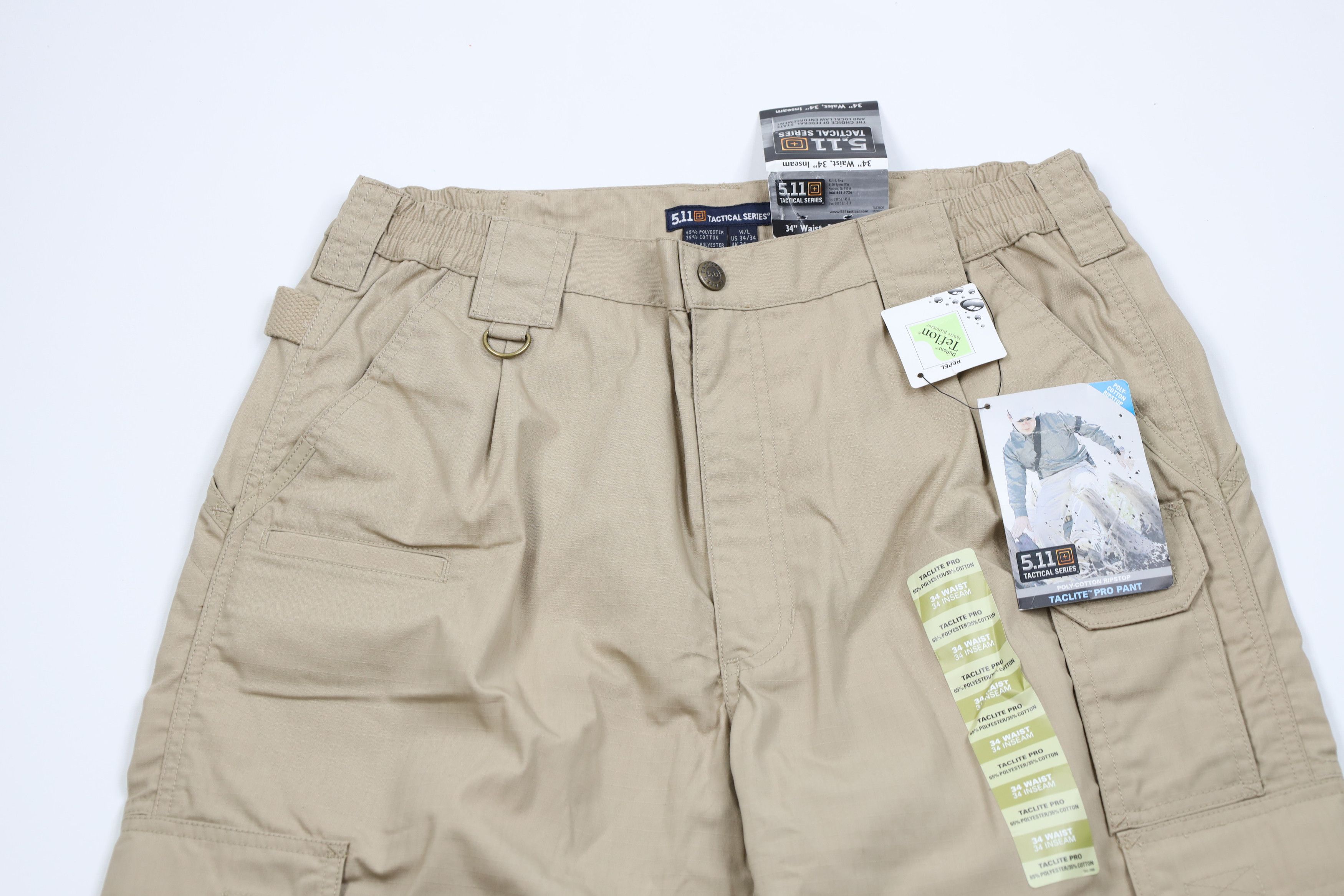 Vintage New 5.11 Tactical Series Taclite Pro Wide Leg Cargo Pants Size US 34 / EU 50 - 2 Thumbnail