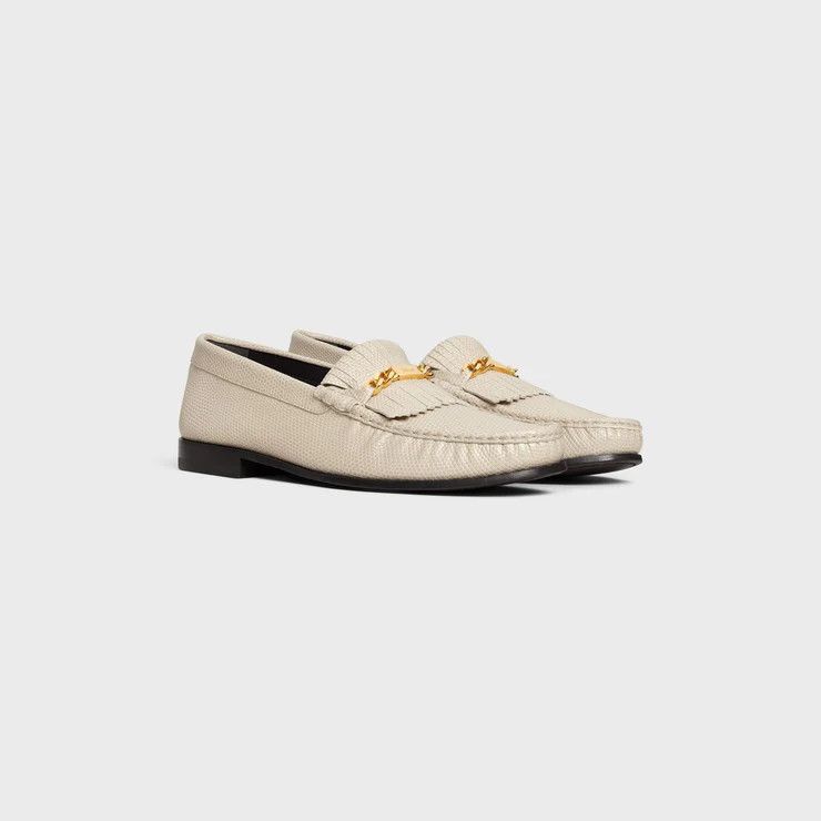 Celine o1bcso1str0925 3356564567C Luco Loafers in Beige Size US 6 / IT 36 - 2 Thumbnail
