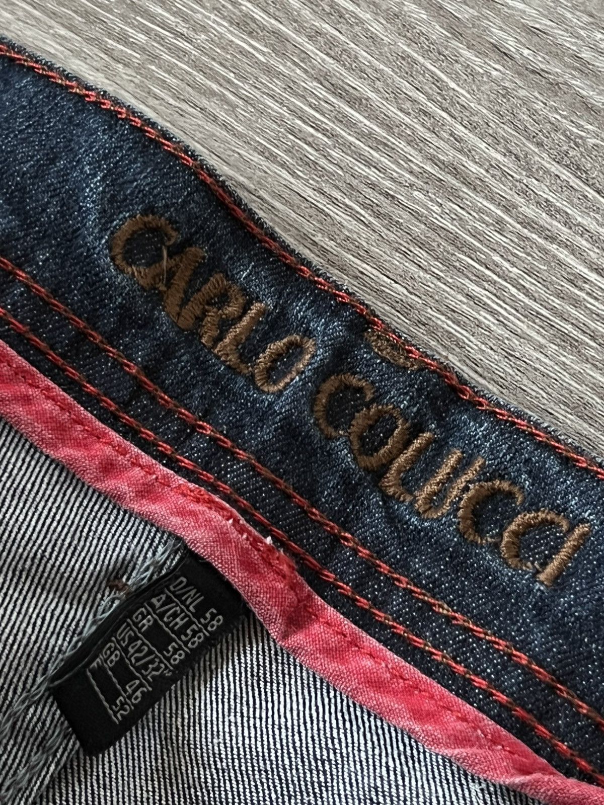 Vintage ‼️Vintage Carlo Colucci Enrico Tapered Dark Blue Denim Jeans‼️ Size US 40 / EU 56 - 8 Thumbnail