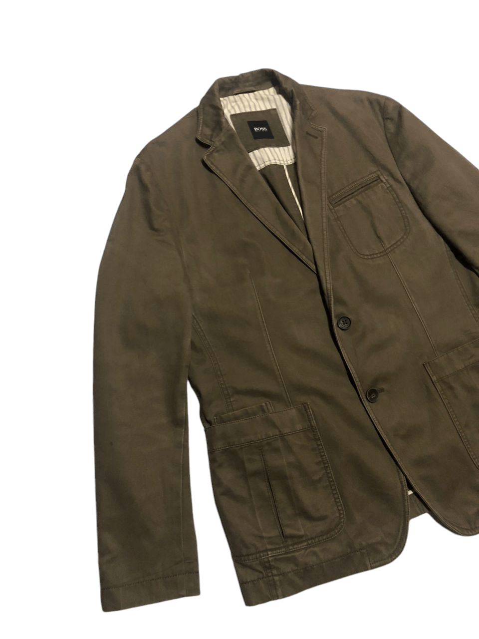 Hugo Boss Vintage Hugo Boss Coat Blazer Jacket Cotton Size US L / EU 52-54 / 3 - 6 Thumbnail
