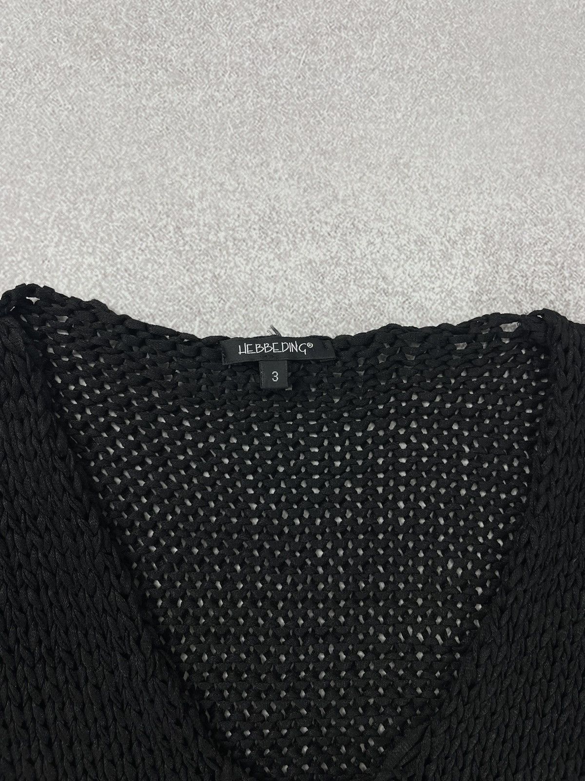 Designer Hebbeding Asymmetric Black Sweater Cardigan Size 3 Size L / US 10 / IT 46 - 5 Thumbnail