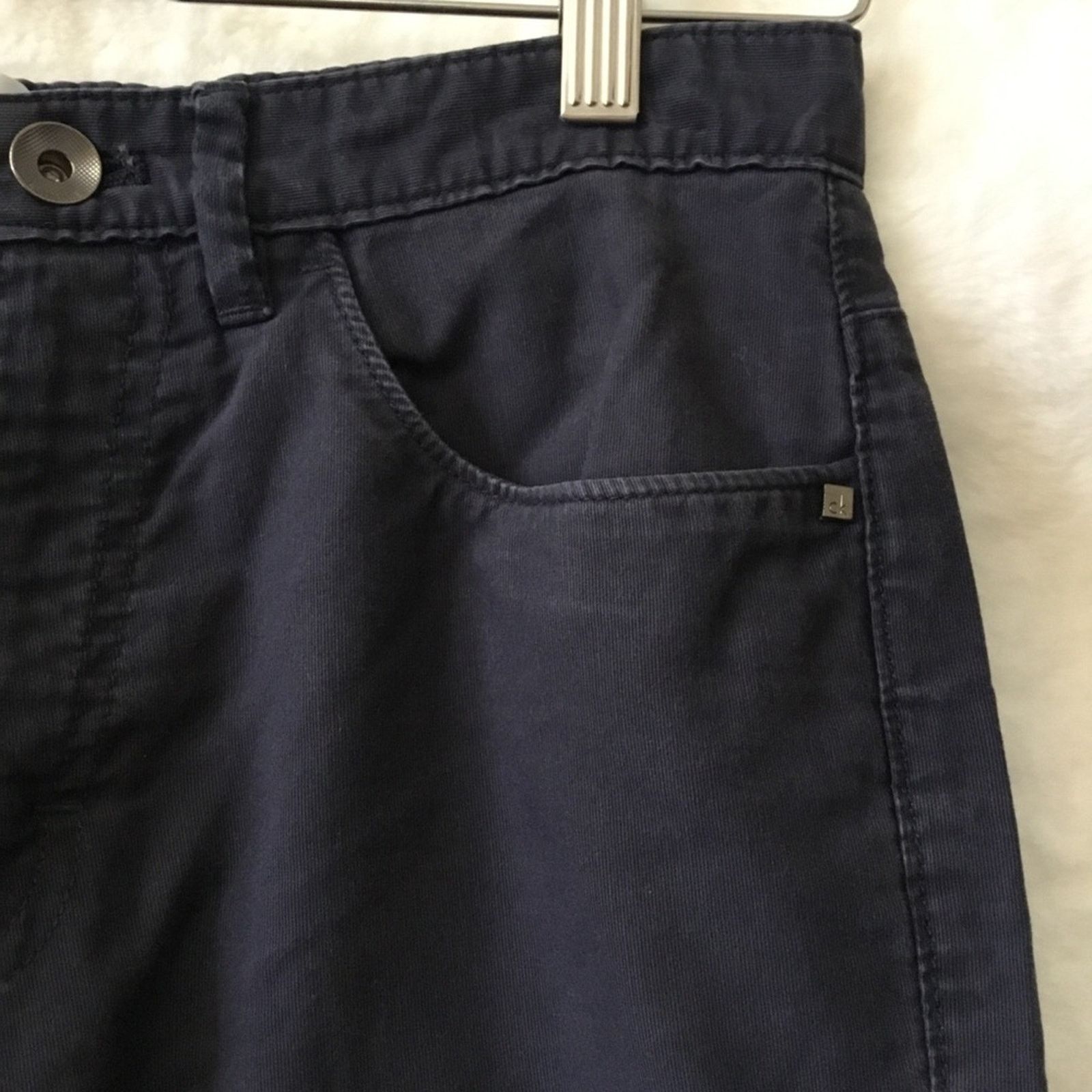 Calvin Klein Calvin Klein Black Men's Straight-Leg Flat Front Chinos Size US 30 / EU 46 - 4 Thumbnail