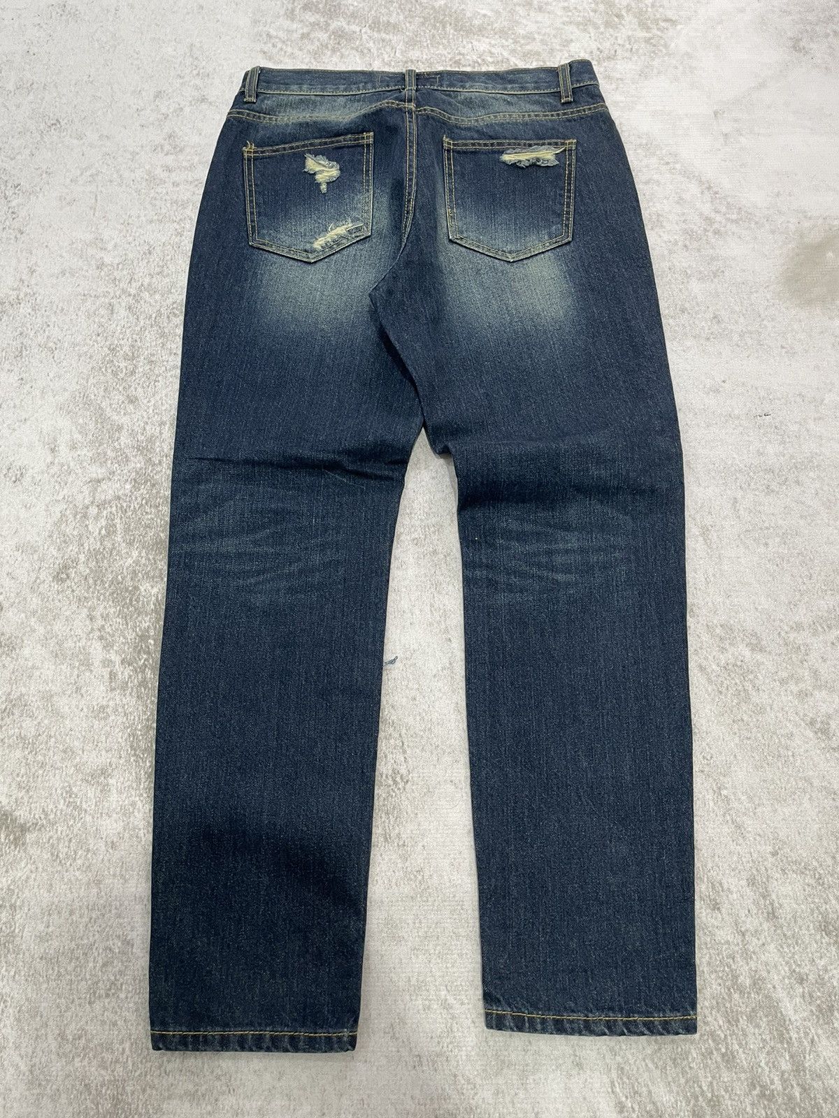 Hysteric Glamour × If Six Was Nine × Le Grande Bleu (L.G.B.) 2000s patchwork japan denim pants kapital style Size US 31 - 7 Thumbnail