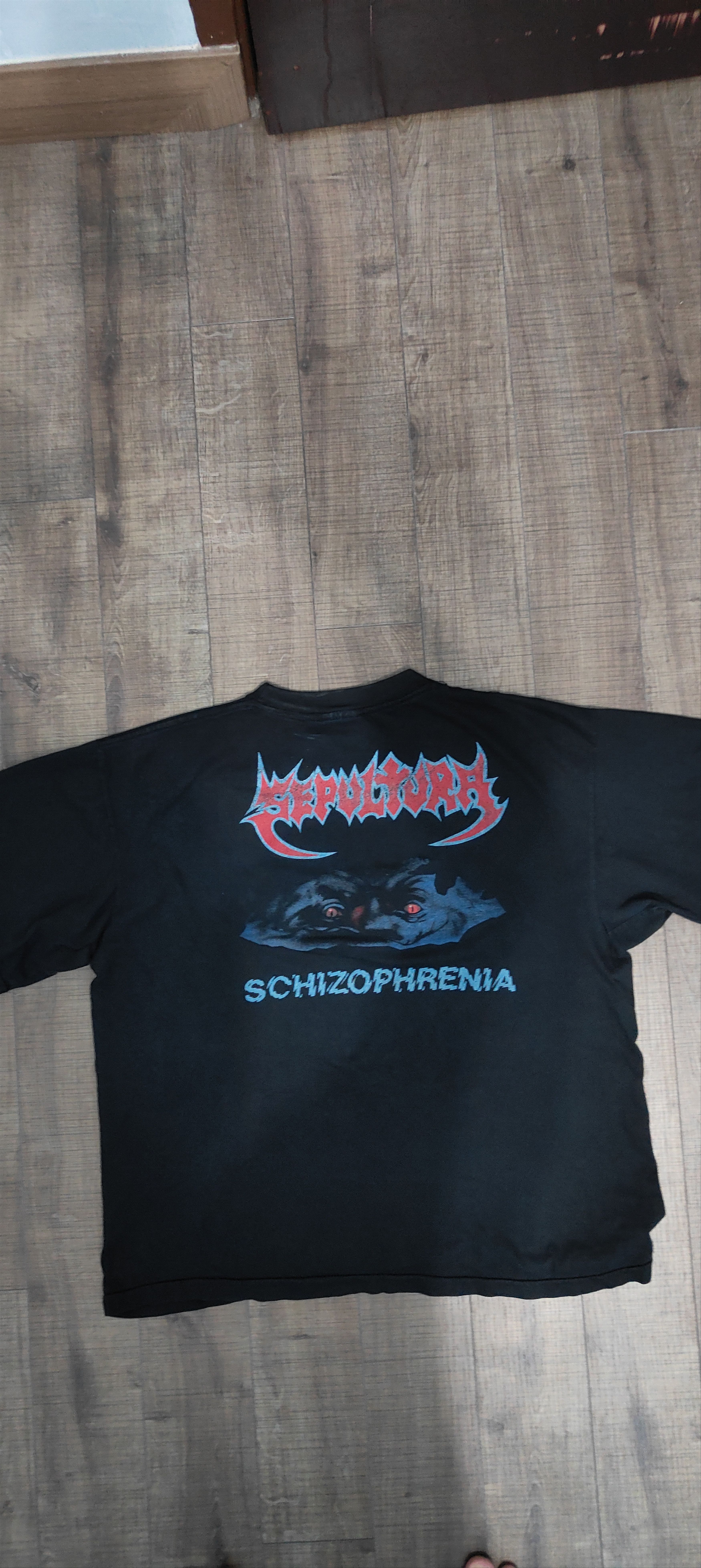 Vintage Sepultura schizophrenia 1990 Size US XL / EU 56 / 4 - 4 Thumbnail