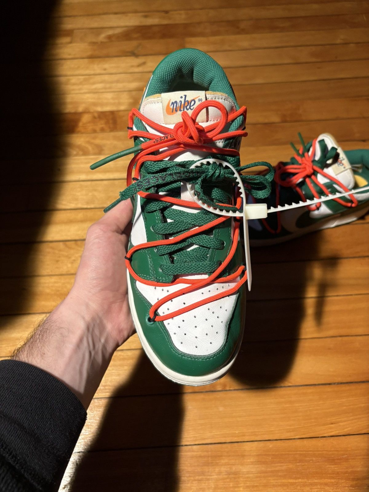 Nike × Off-White Off White Dunk Low “Pine Green” Size US 7 / EU 40 - 5 Thumbnail