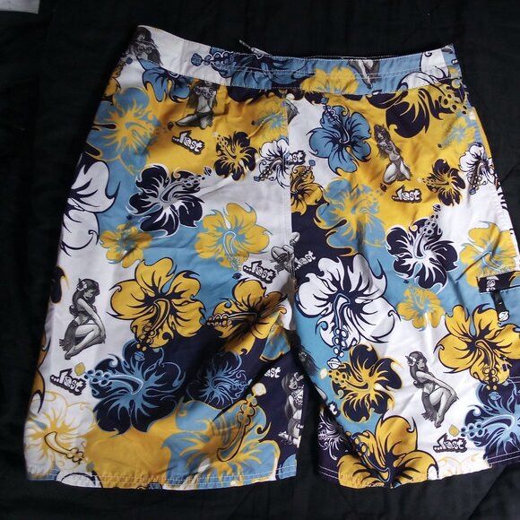 Lost Enterprises Vintage Y2K Lost Enterprises Skate Surf Board Shorts Swim Size US 36 / EU 52 - 5 Thumbnail