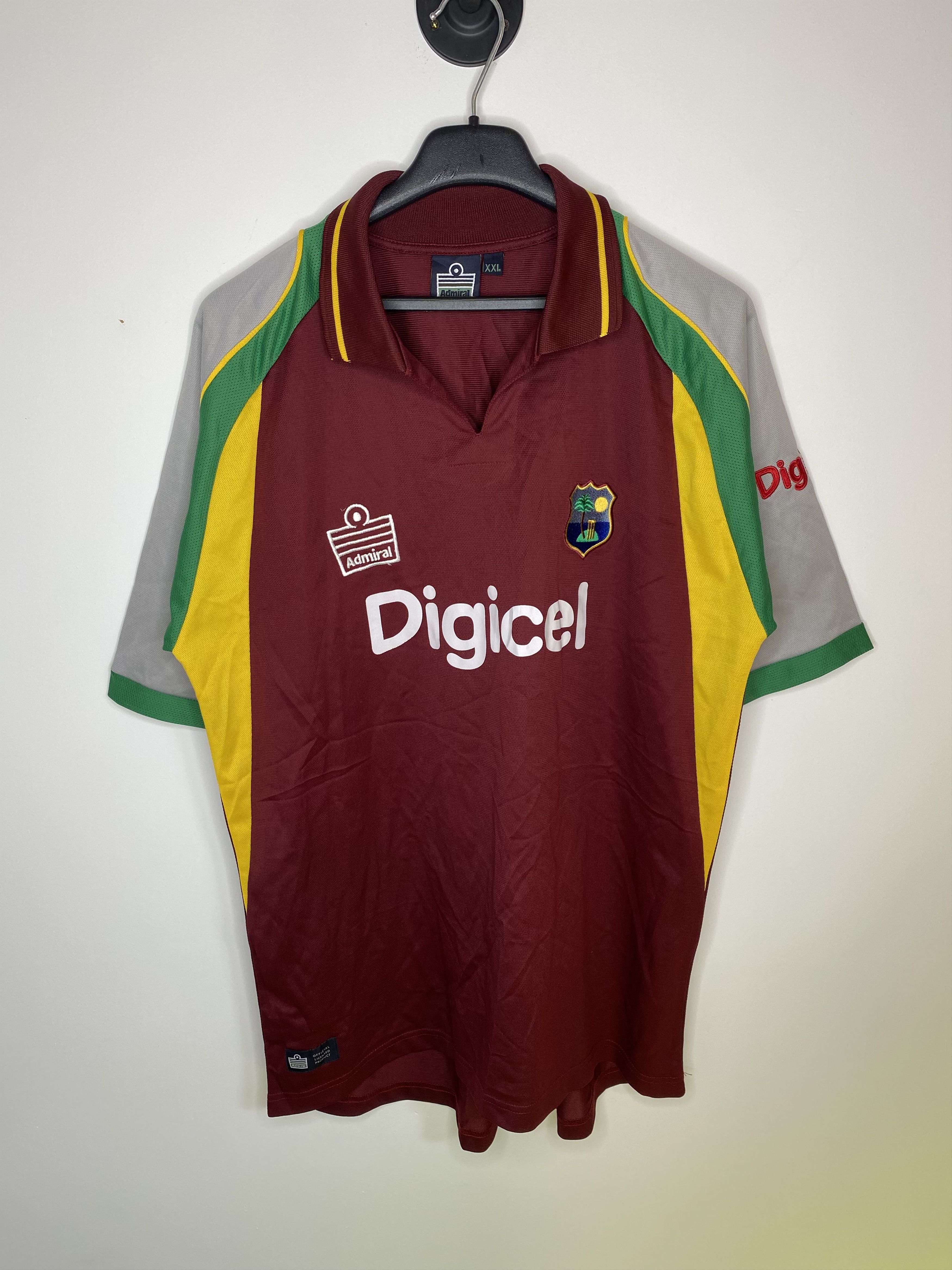 Vintage WEST INDIAN CRICKET 2007 2009 ODI SHIRT JERSYU ADMIRAL Size US XXL / EU 58 / 5 - 1 Thumbnail