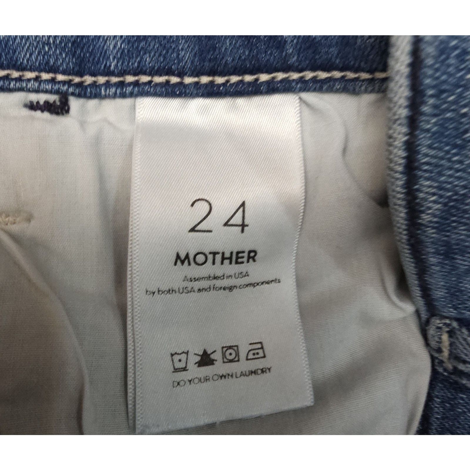 MOTHER Mother Denim Hustle Ankle Fray High Rise In Graffiti Girl 24 Size 24" / US 00 / IT 34 - 9 Thumbnail