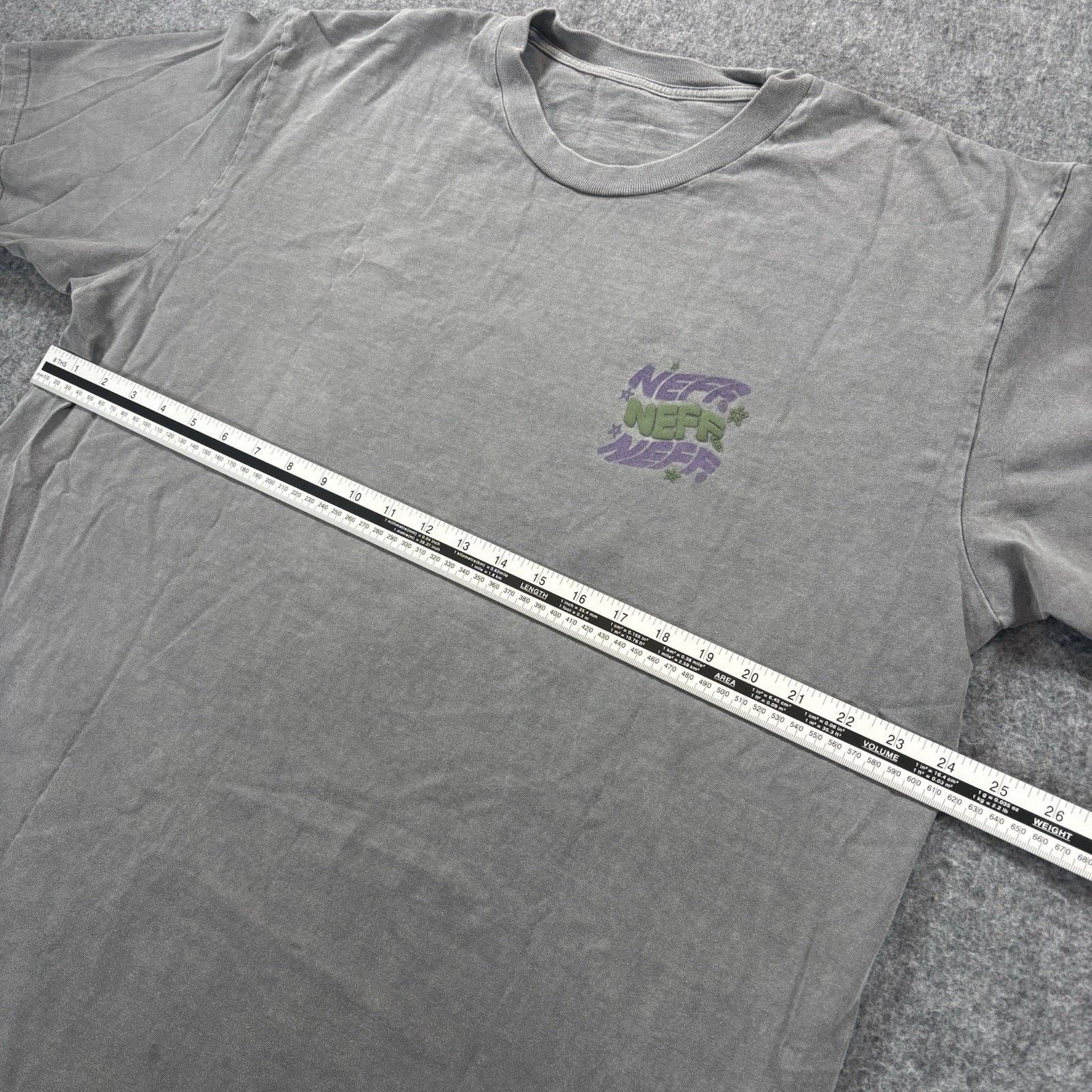 NEFF Neff Magic Moments Graphic T-Shirt Mens XXL Gray Wash Size US XXL / EU 58 / 5 - 7 Thumbnail