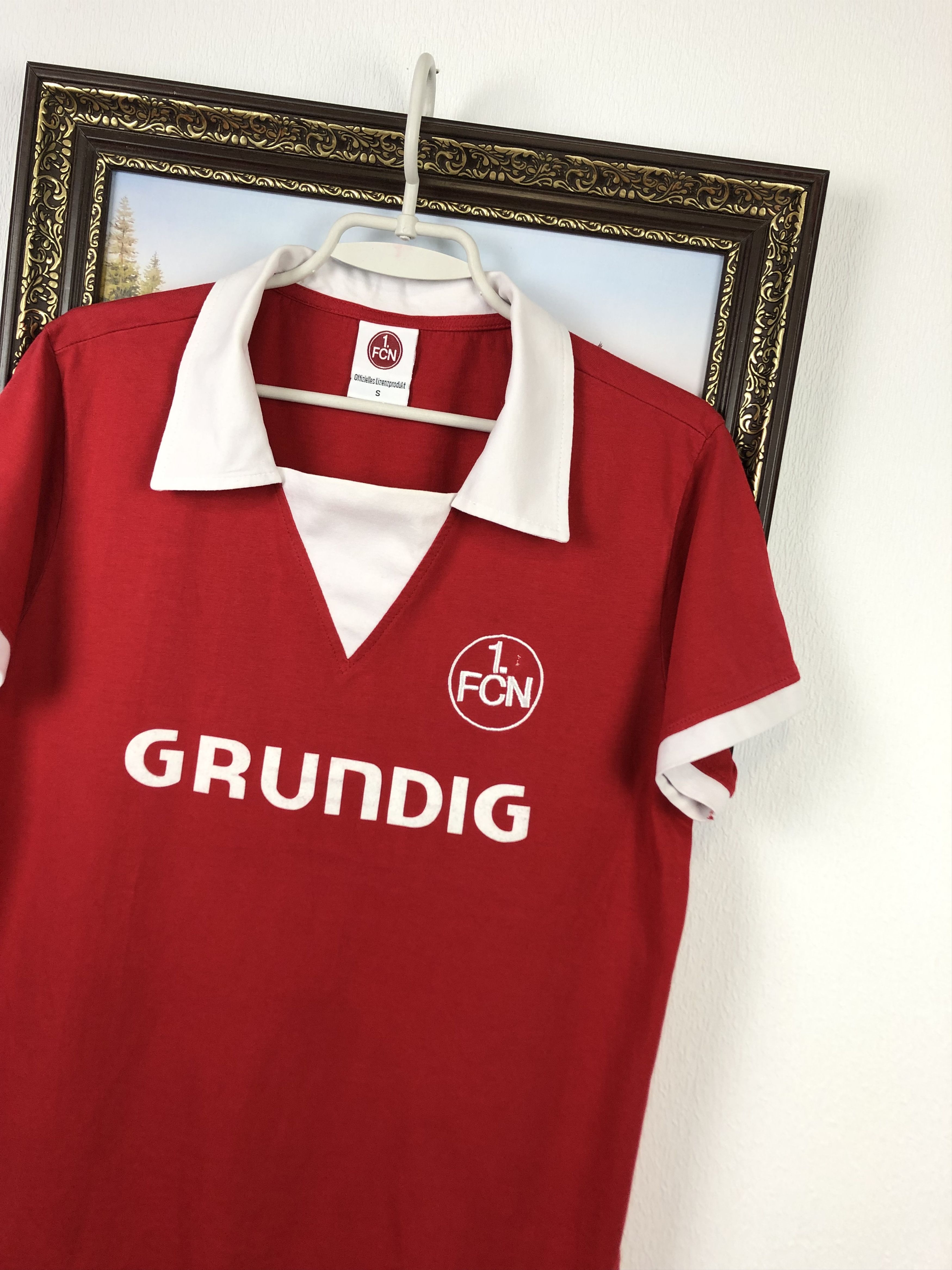 Vintage Nurnberg Home football shirt 1978 Retro Soccer Jersey Rare Size US S / EU 44-46 / 1 - 4 Thumbnail