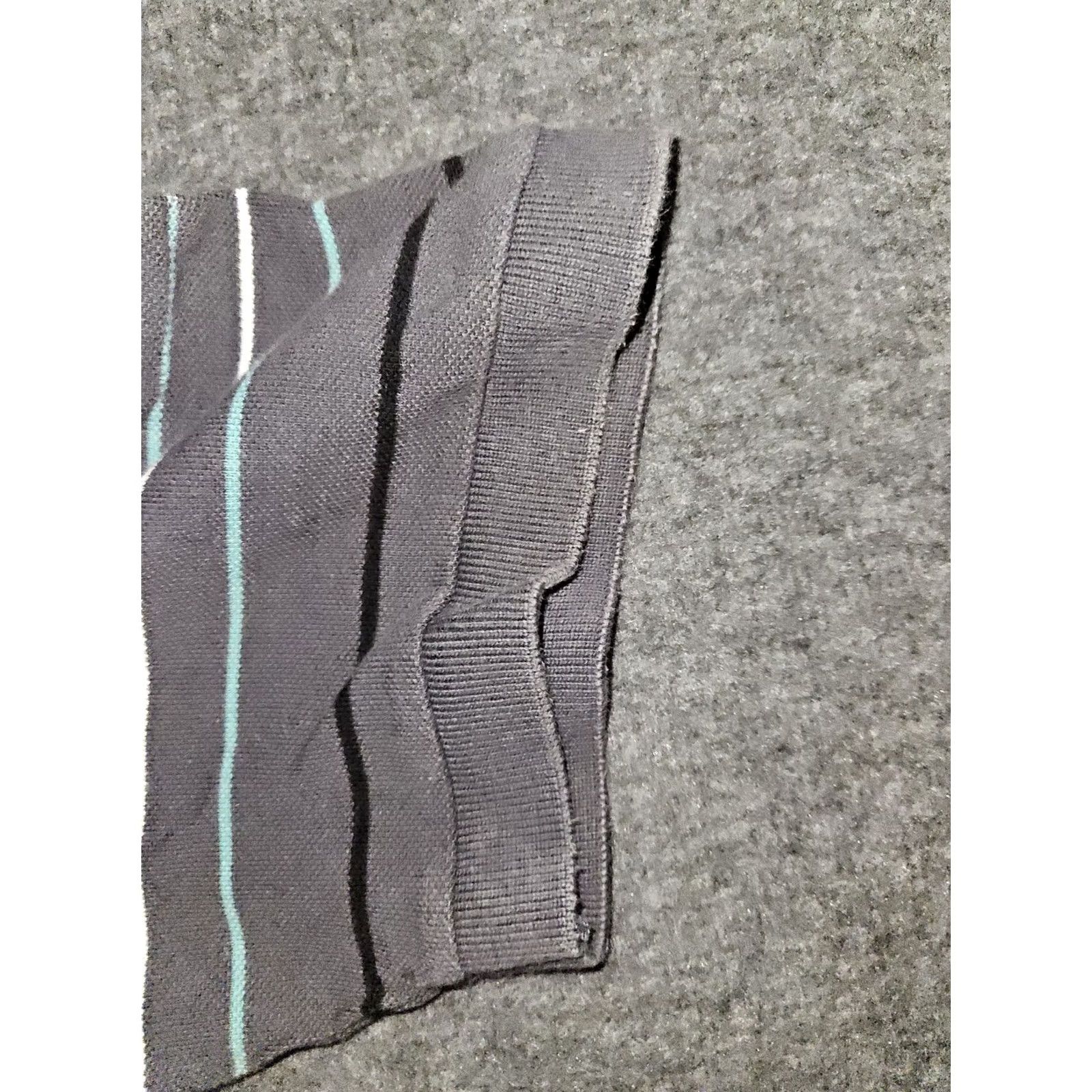 Lacoste LACOSTE Polo Shirt Mens Size 7 Gray Striped Short Sleeve Logo Regular Fit Casual Workwear Shirt Size US M / EU 48-50 / 2 - 6 Thumbnail