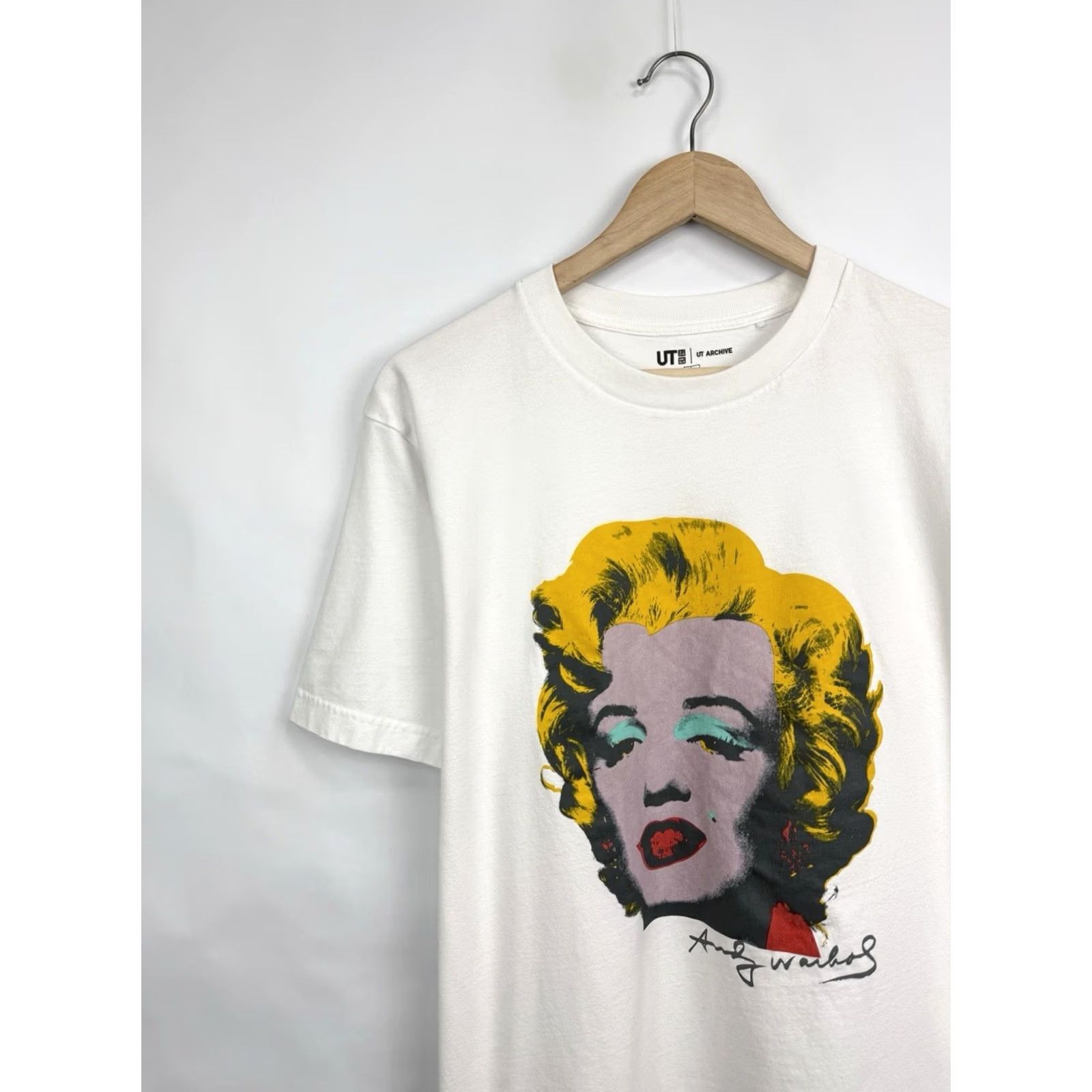 Uniqlo VINTAGE Y2K Andy Warhol Uniqlo Marilyn Monroe Art T-Shirt Archive L White Mens Shirt Size US L / EU 52-54 / 3 - 3 Thumbnail