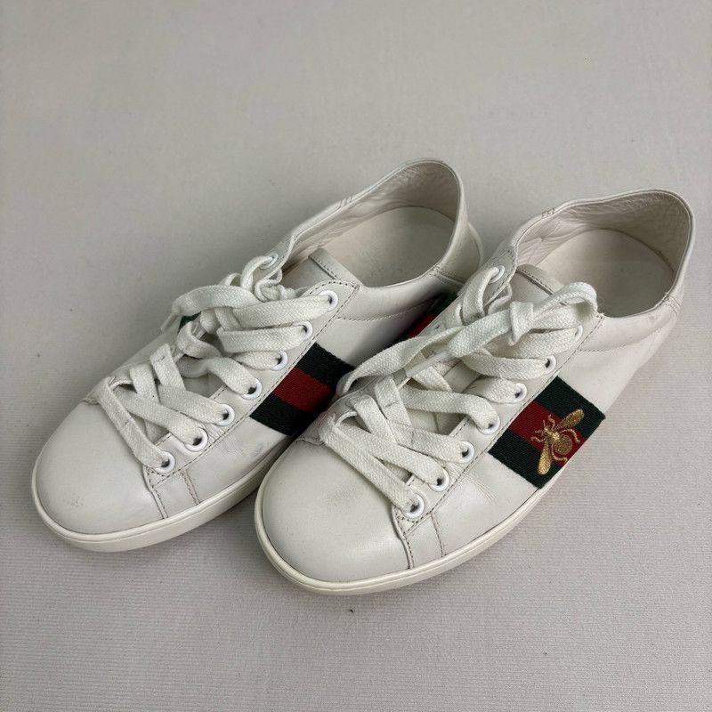 Gucci Ace Leather White Sneakers for Men