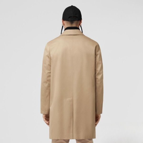 Burberry o1B3y1r0526 Lightweight Cotton Overcoat in Beige Size US XL / EU 56 / 4 - 3 Thumbnail