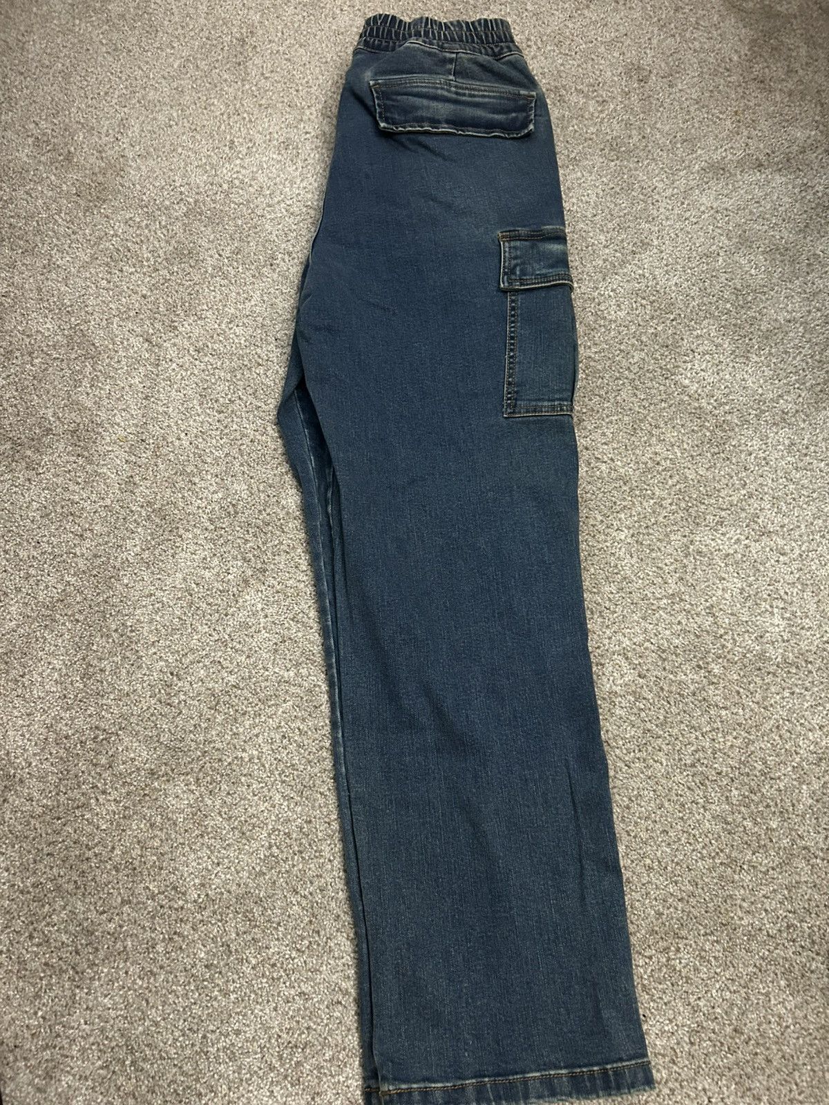 Arizona Jean Co. Arizona Jean Co. Denim Cargo Joggers (Size Large) Size US 32 / EU 48 - 2 Thumbnail