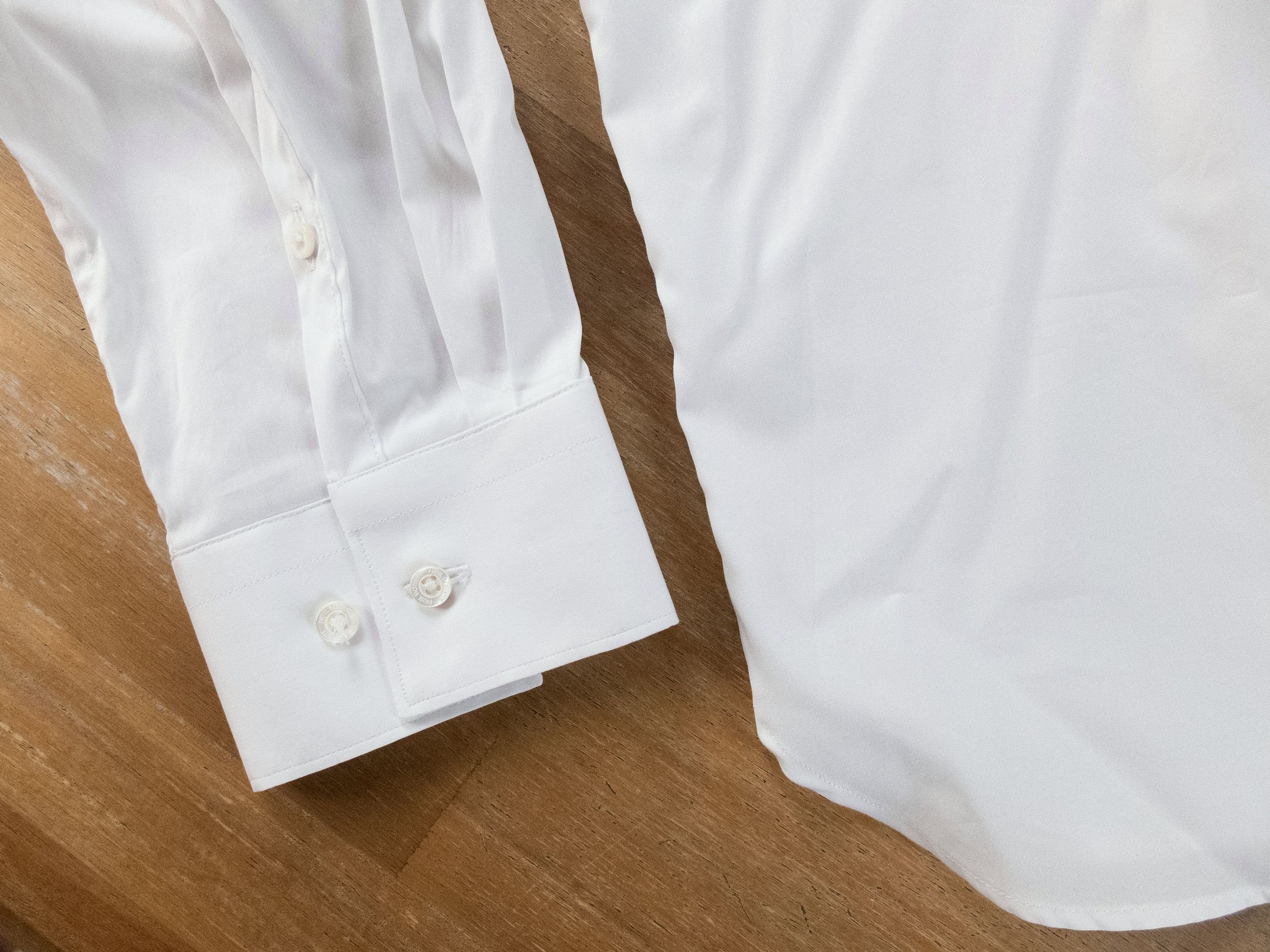 Neil Barrett NEIL BARRETT white slim fit thunderbolt collar shirt Medium Size US M / EU 48-50 / 2 - 6 Thumbnail