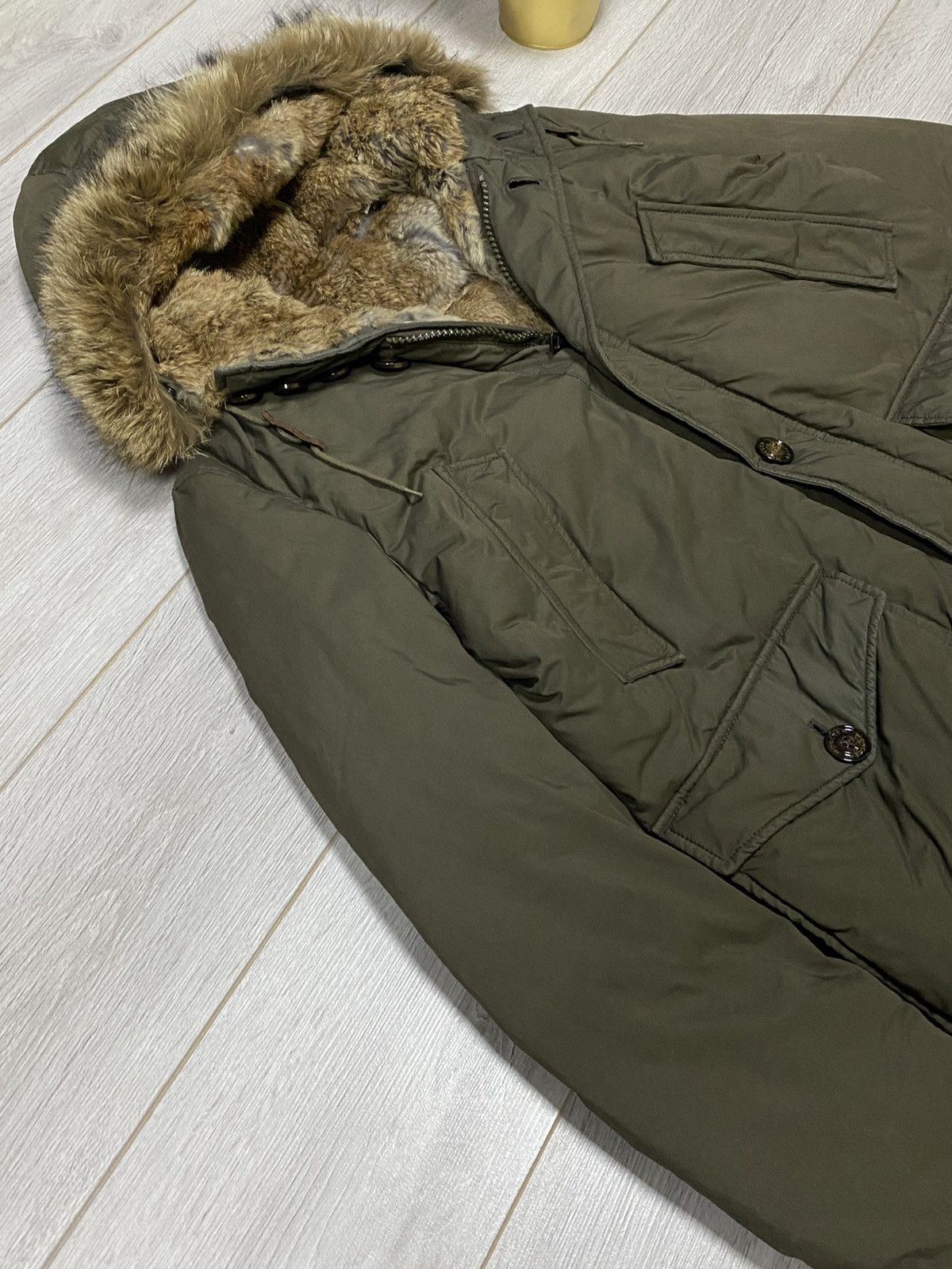 Moncler Moncler Chateaubriant rabbit fur coyote down puffer jacket Size US L / EU 52-54 / 3 - 21 Thumbnail