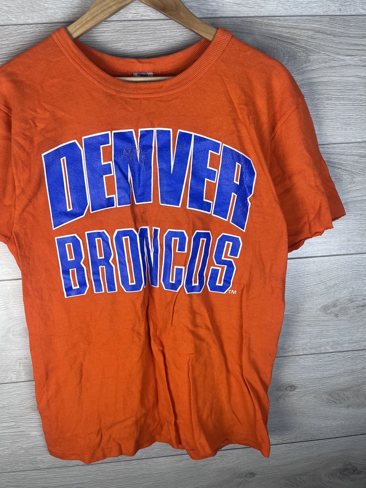 Vintage Vintage men’s t-shirt Denver Broncos size L made in USA Size US L / EU 52-54 / 3 - 3 Thumbnail