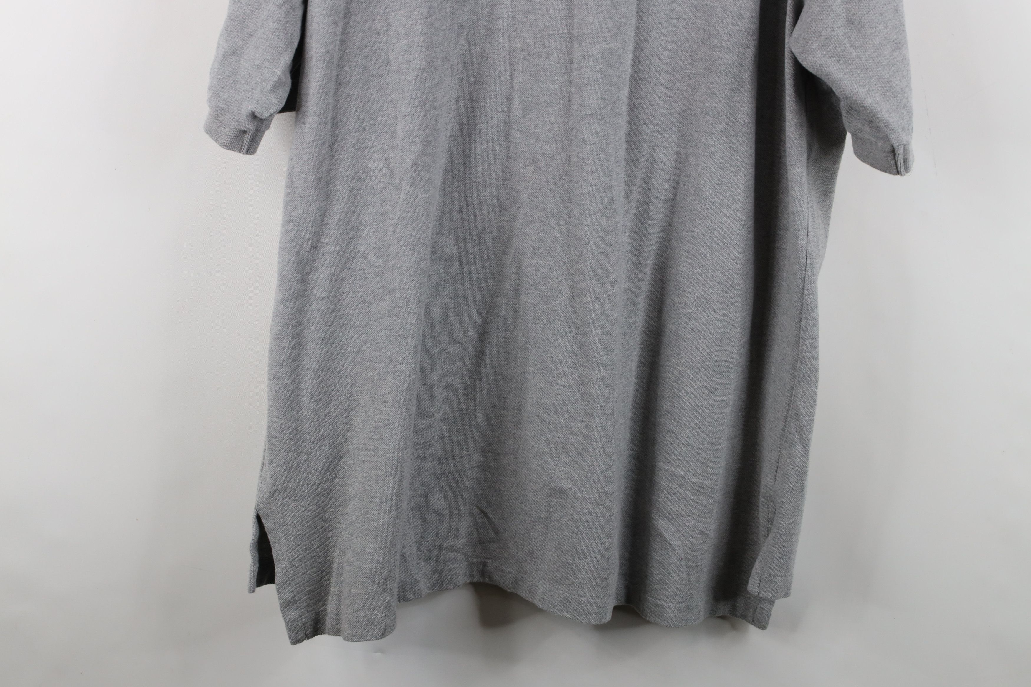 Ralph Lauren Vintage 90s Ralph Lauren Knit Collared Golf Polo Shirt Gray Size US XL / EU 56 / 4 - 12 Thumbnail