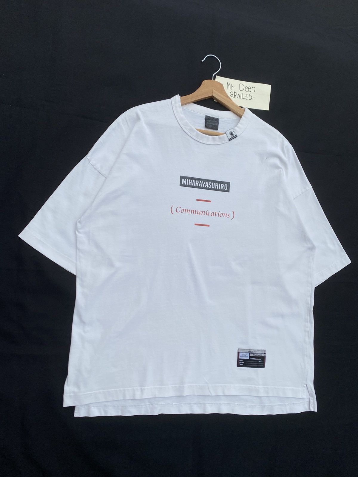 Maison MIHARA YASUHIRO Rare Miharayasuhiro Communications x GU Tshirt Size US L / EU 52-54 / 3 - 3 Thumbnail