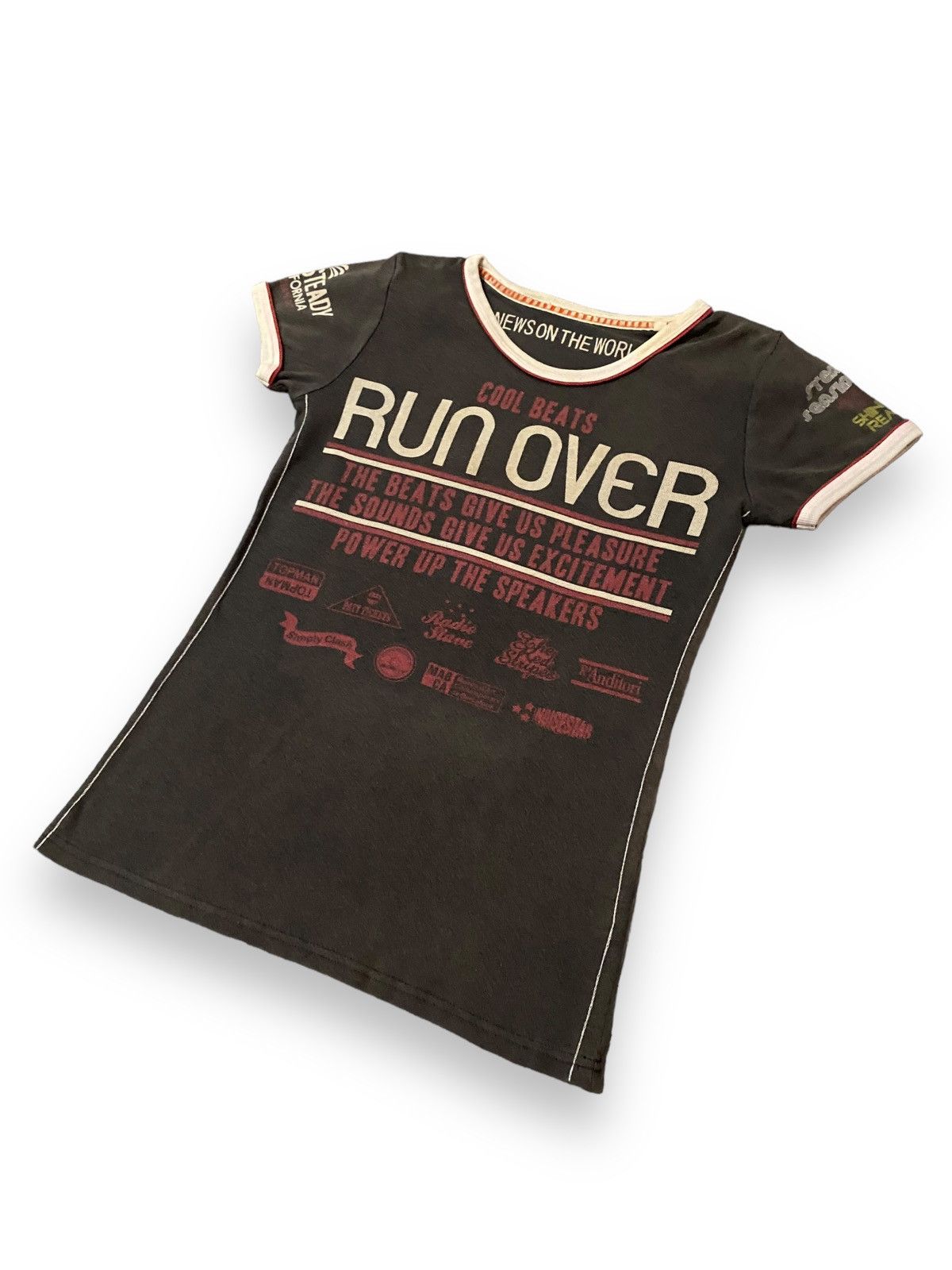 Japanese Brand JAPAN NEWSON THE WORLD VACANCY RINGER TEE Size S / US 4 / IT 40 - 3 Thumbnail