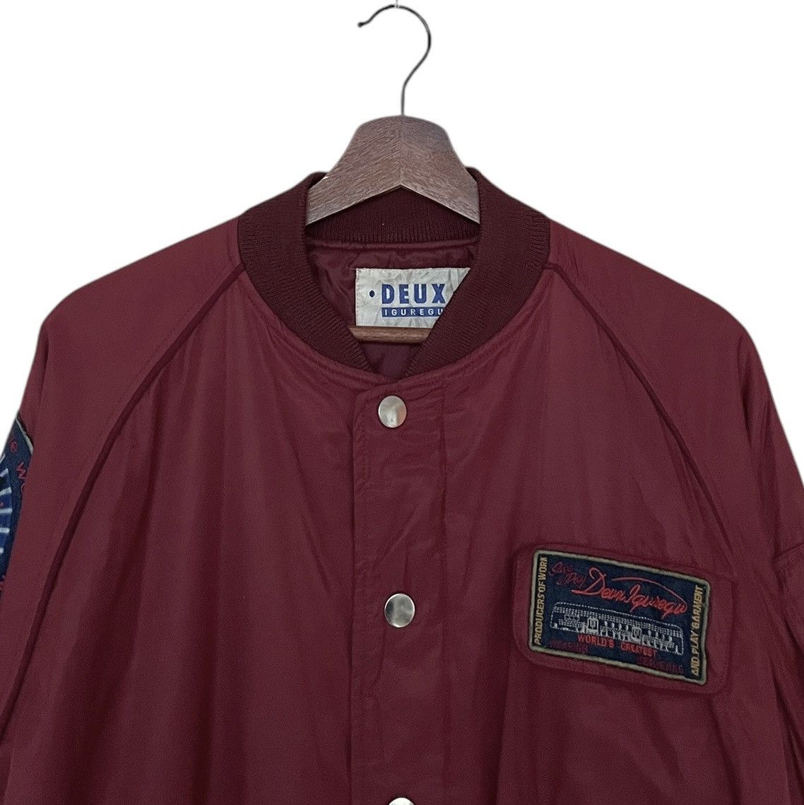 Vintage Vintage Racing Brand Deux Bomber Jacket 1990s Size US L / EU 52-54 / 3 - 7 Thumbnail