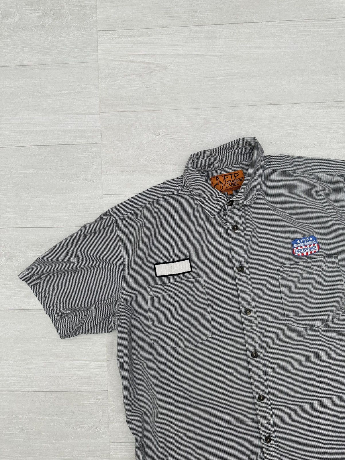 Fuck The Population Fuck The Population Black Pinstripe " Fuck You " Work Shirt Size US L / EU 52-54 / 3 - 2 Thumbnail