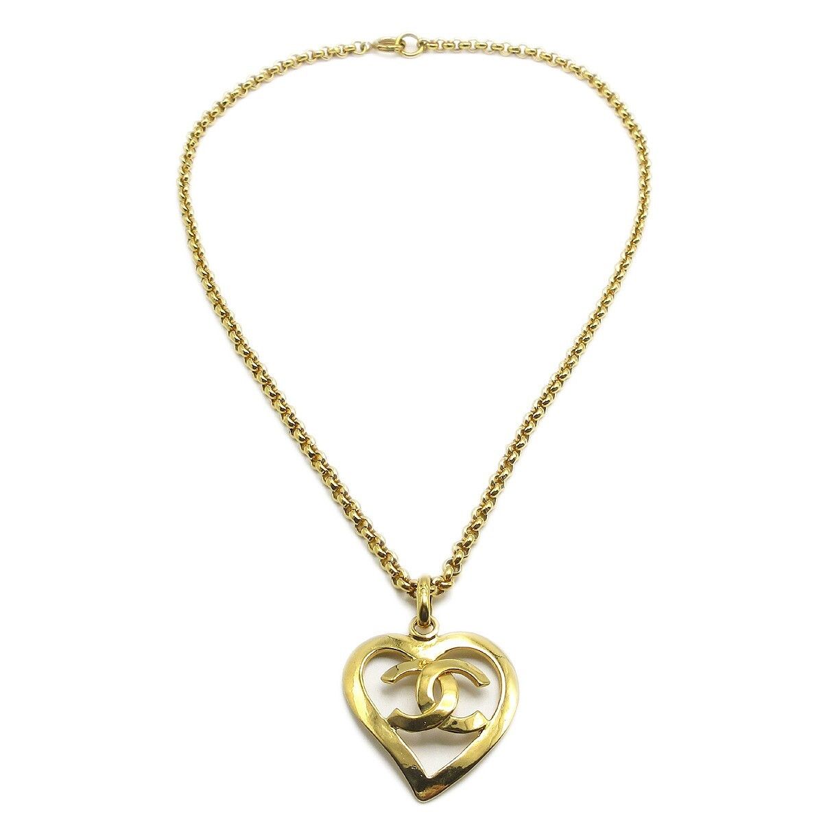 Chanel Chanel CC Heart Pendant Metal Size ONE SIZE - 1 Thumbnail