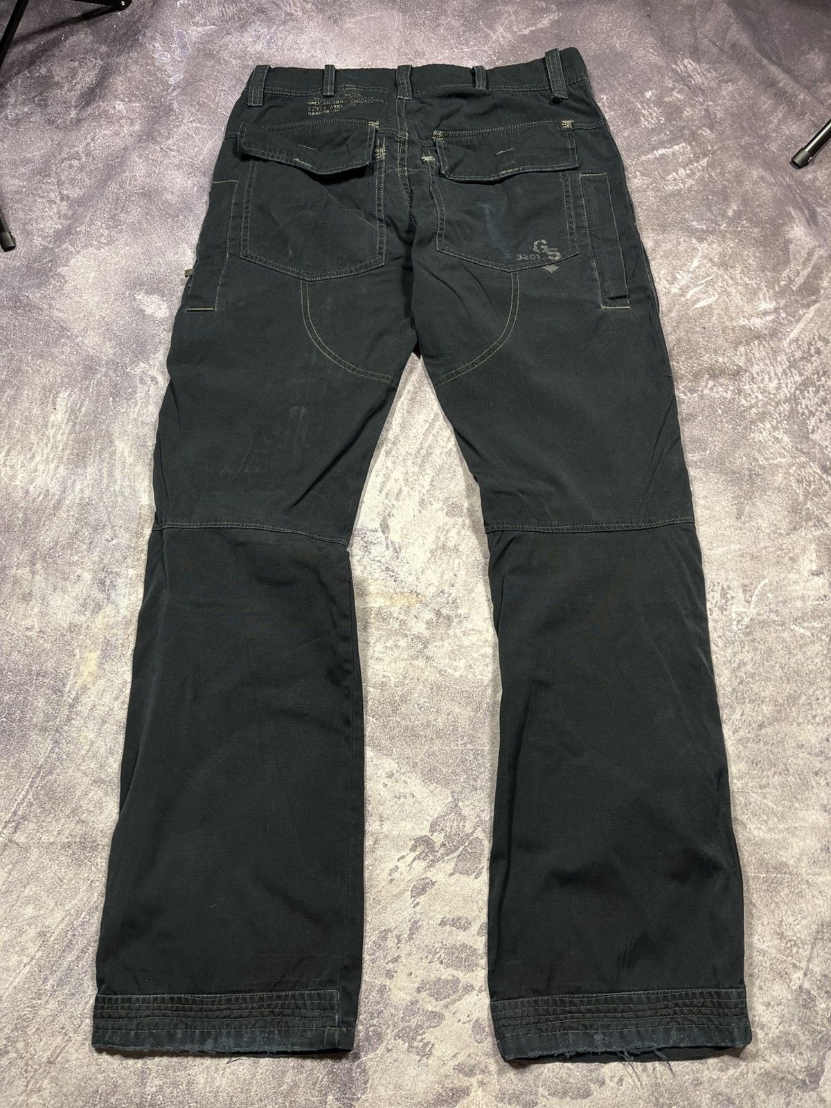 G-Star G-Star RAW Multi-Pocket Cargo Pants Denim Streetwear Y2K Size US 31 - 1 Thumbnail