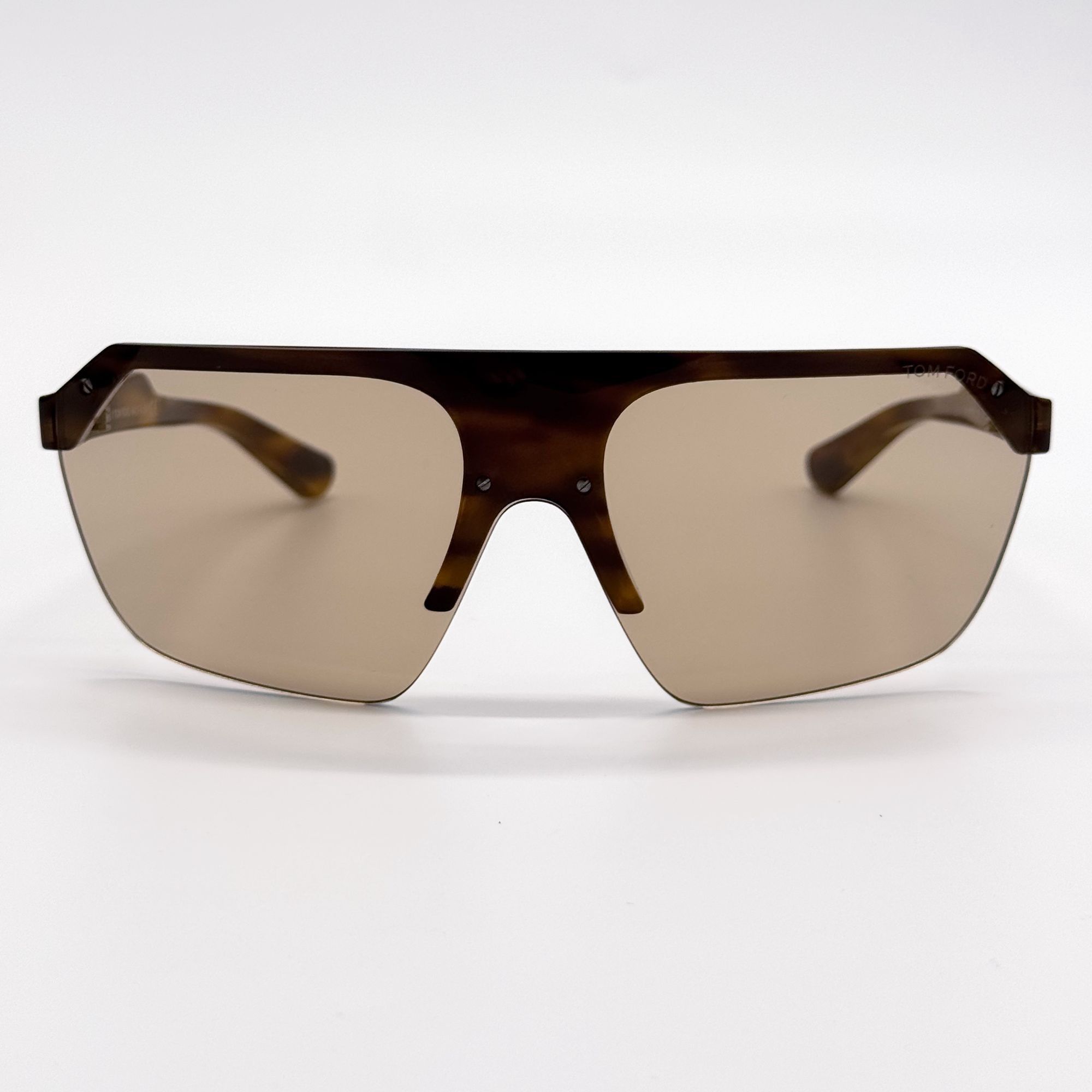 Tom Ford NEW TOM FORD RAZOR SUNGLASSES TF797 55E SHIELD HAVANA FT0797 Size ONE SIZE - 5 Thumbnail