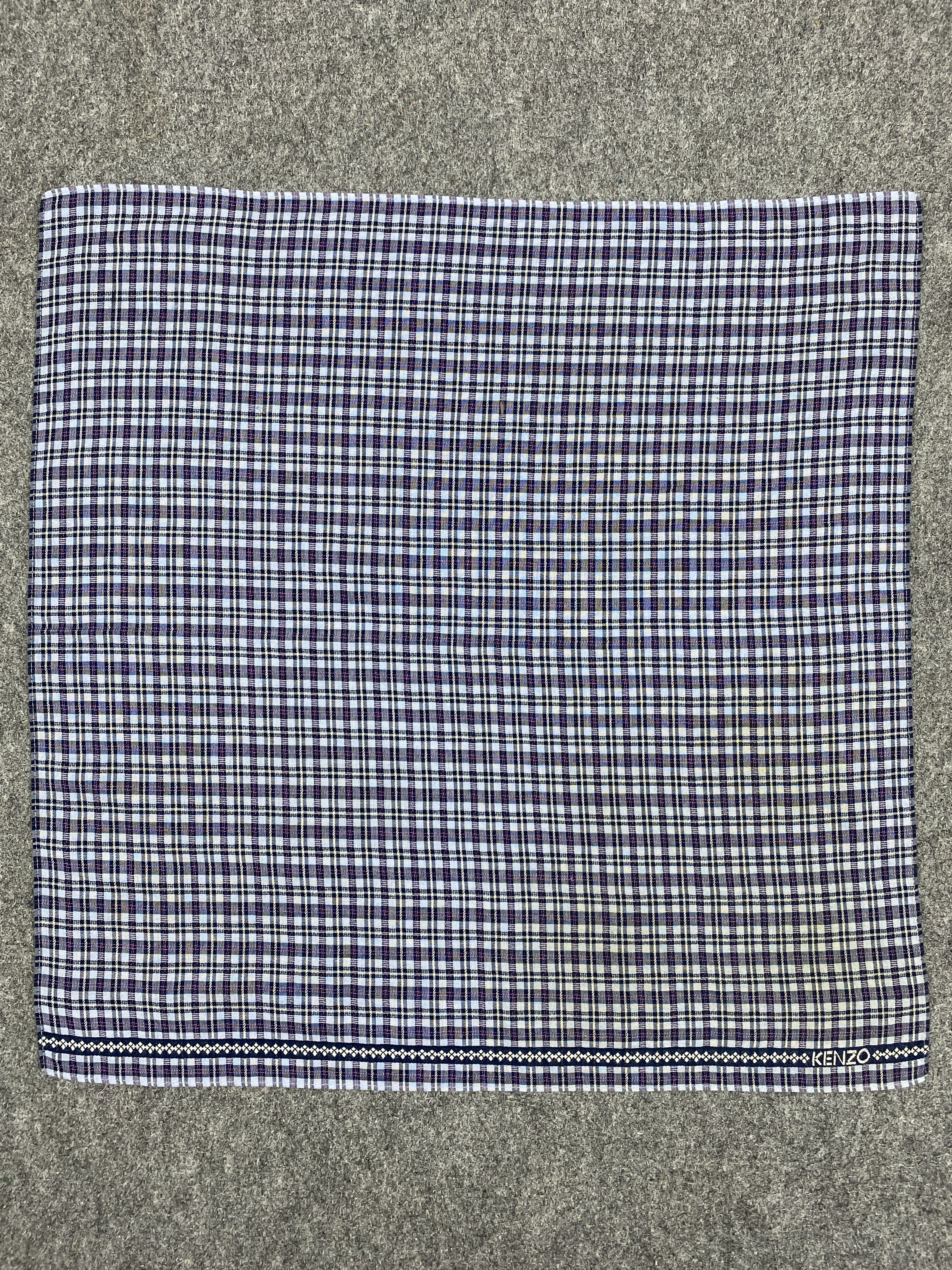 Kenzo × Vintage Kenzo Handkerchief / Bandana / Neckerchief HKC0321 Size ONE SIZE - 4 Thumbnail