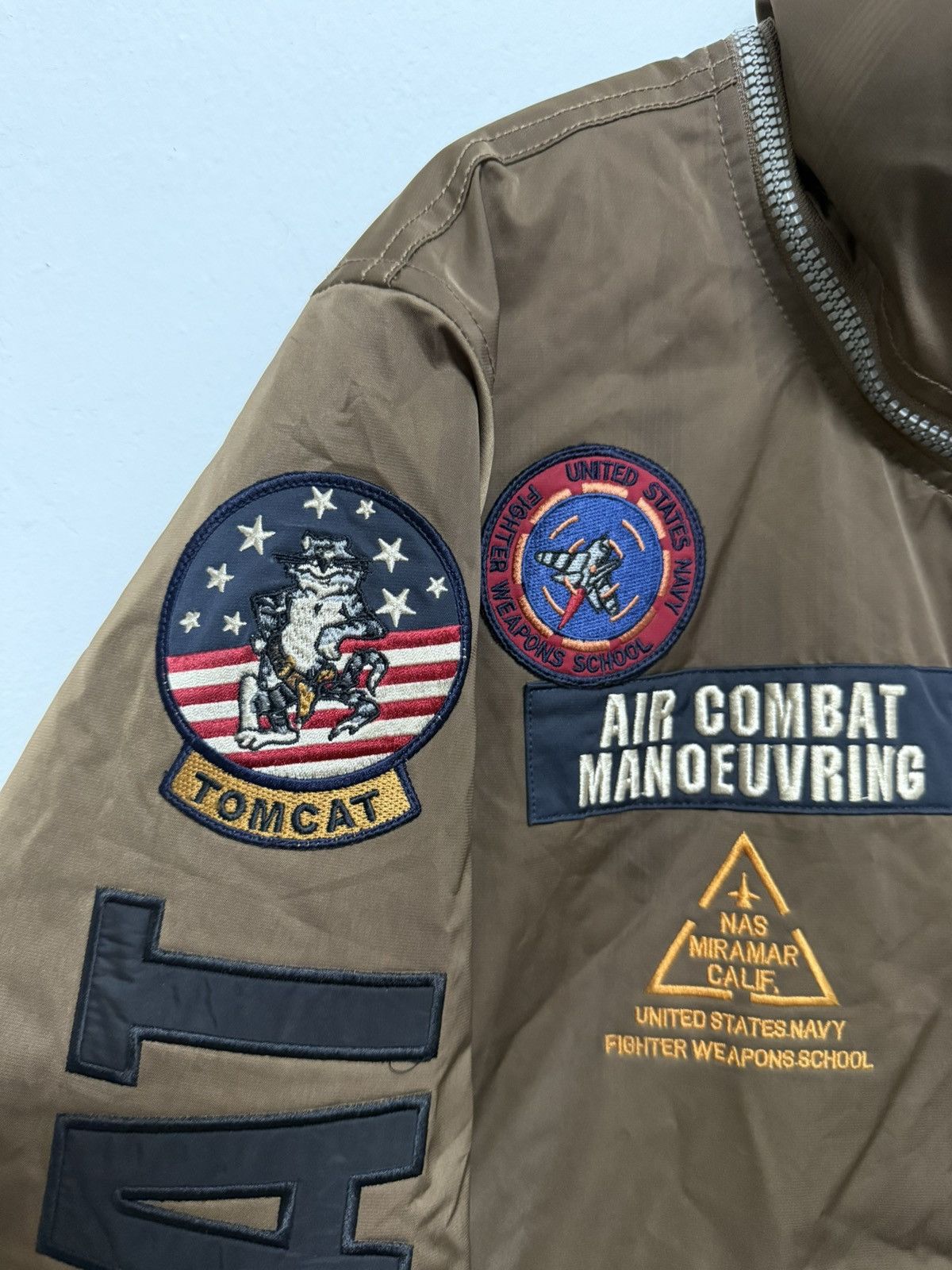 Avirex Avirex Hangar Flight Jacket MA-1 Top Gun Tomcat Bomber Size US XXL / EU 58 / 5 - 7 Thumbnail