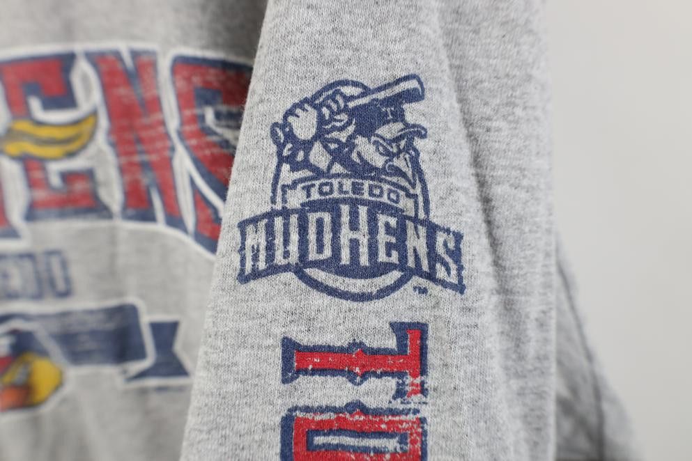 Vintage Vintage Y2K 2006 Mud Hens Baseball Long Sleeve T-Shirt Size US XL / EU 56 / 4 - 7 Thumbnail