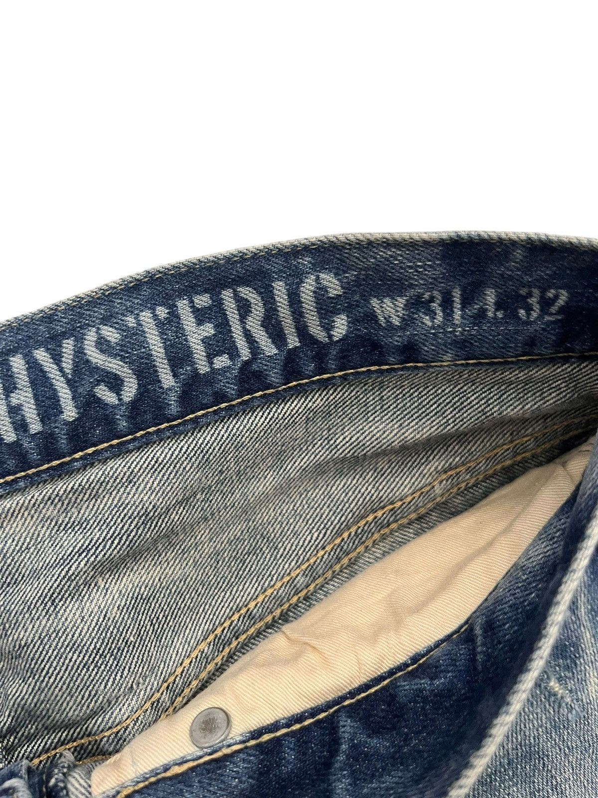 Hysteric Glamour × Japanese Brand × Vintage Rare Hysteric Glamour Bandana Patches Design Selvedge Jeans Size US 31 - 4 Thumbnail