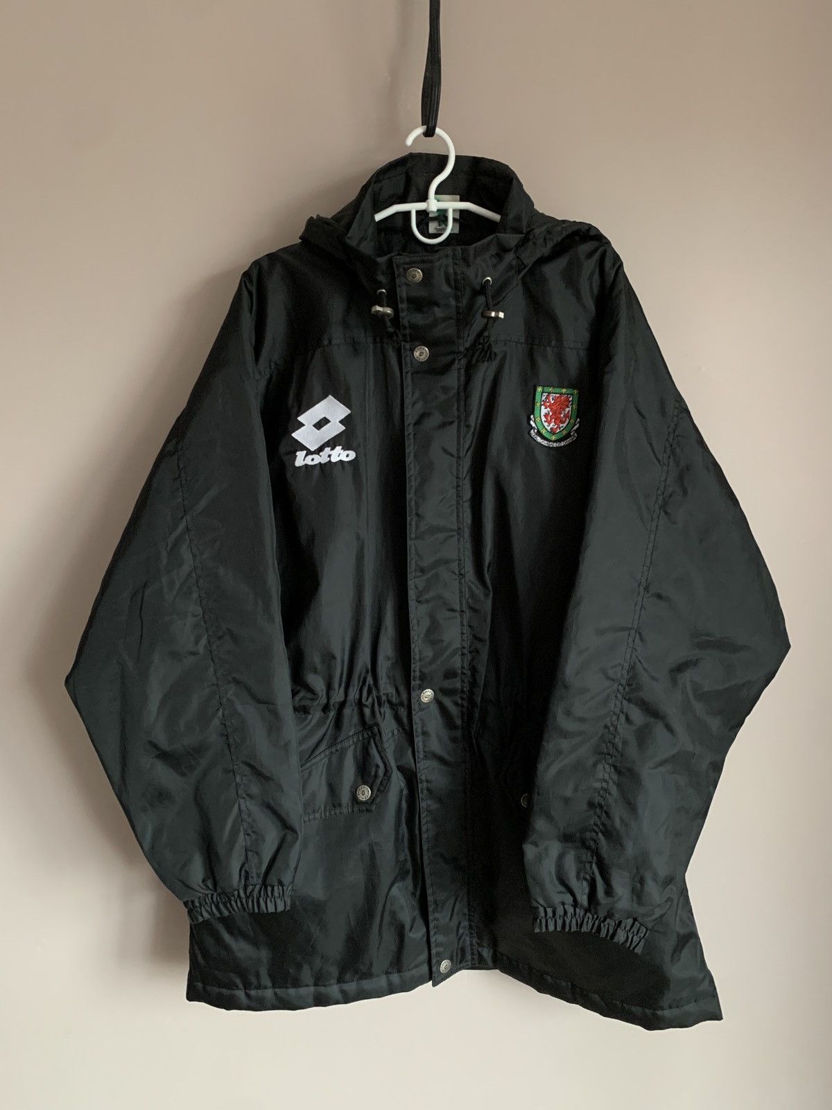 Lotto Sport Wales Vintage 90s Parka Football Jacket Lotto Retro Soccer Size US XL / EU 56 / 4 - 1 Thumbnail