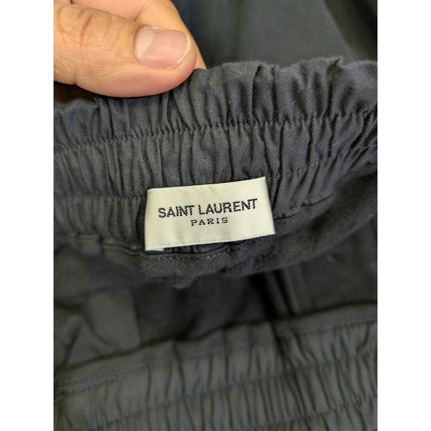 Saint Laurent Paris o1rshd1 Jogging Sweatpants in Black Size US 36 / EU 52 - 14 Thumbnail