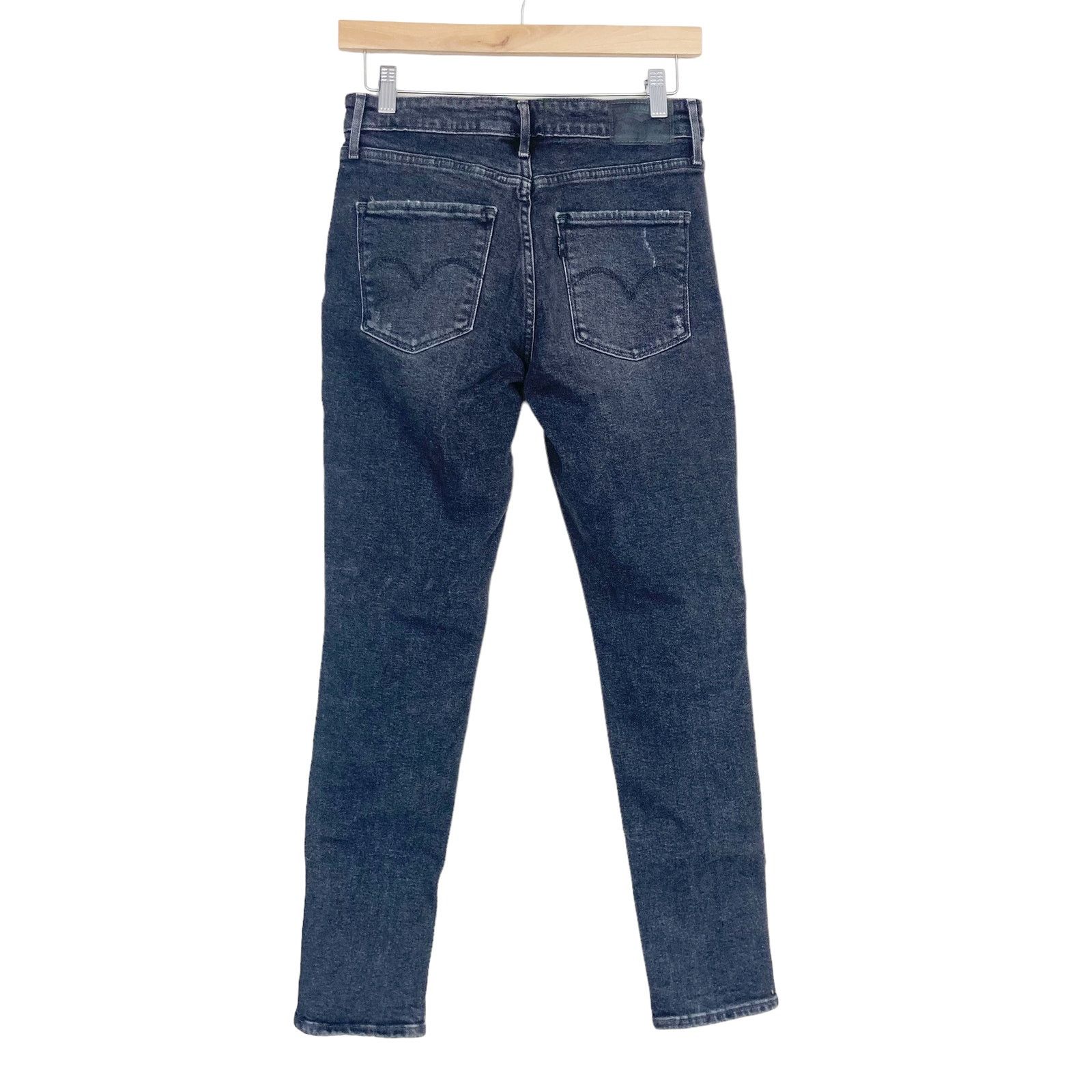Levi's Levis 721 High Rise Skinny Gray Jeans Sz 27 Size 27" / US 4 / IT 40 - 4 Thumbnail
