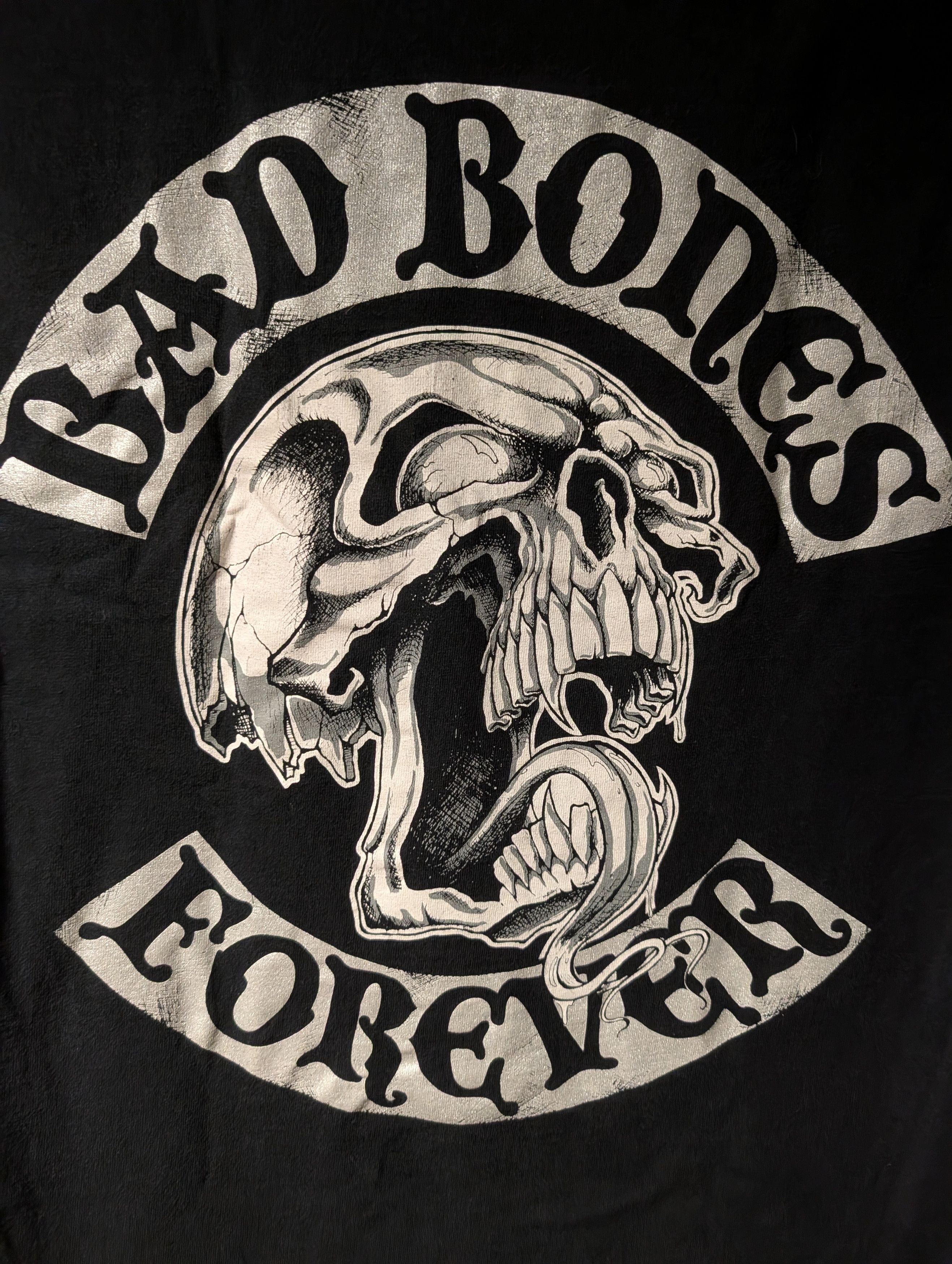 Harley Davidson Vintage Bad Bones Forever T-Shirt Skull Tongue Streetwear Size US S / EU 44-46 / 1 - 2 Thumbnail
