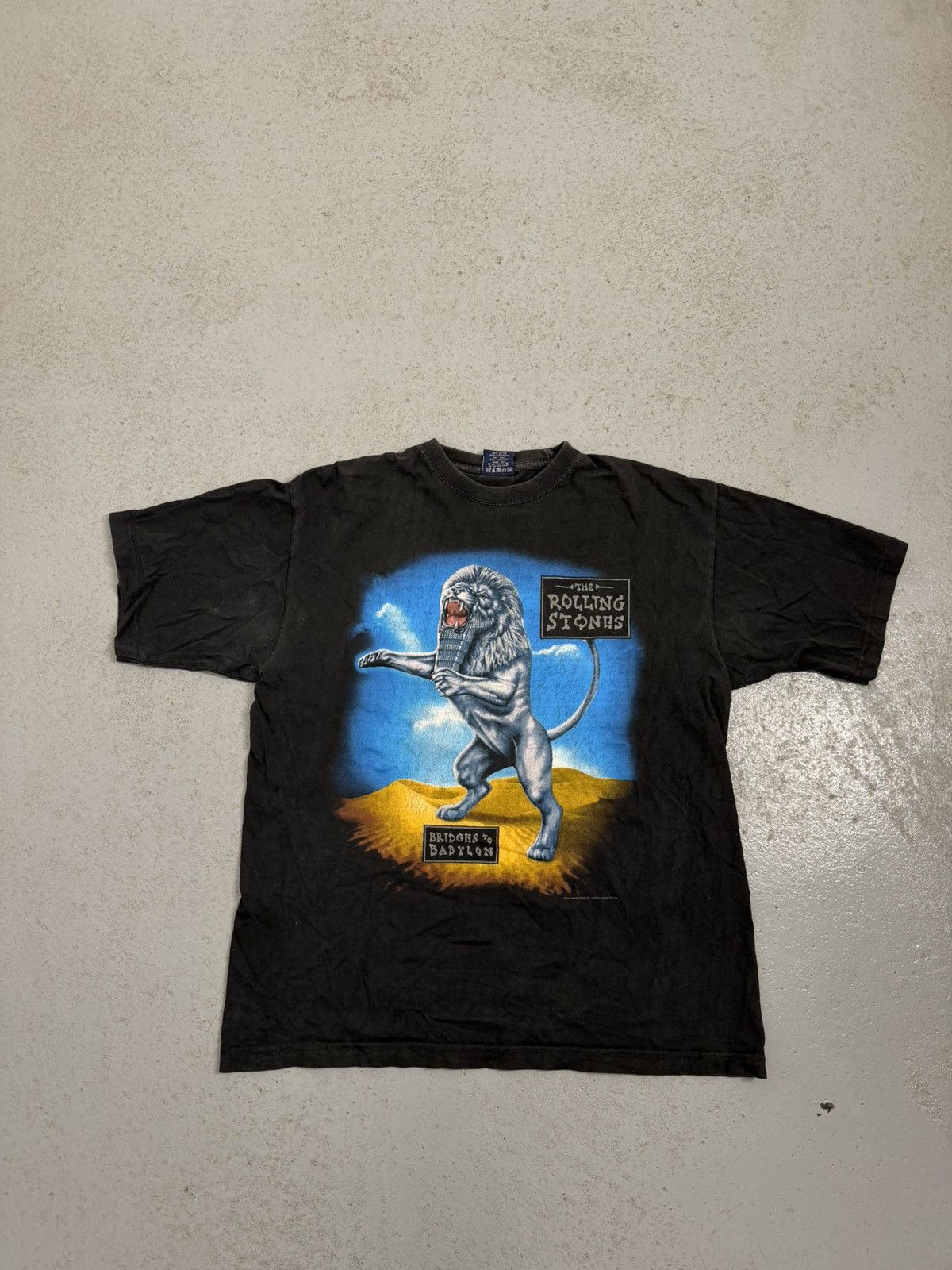 Band Tees Vintage 1998 The Rolling Stones Briges To Babylon Tour Tee Size US L / EU 52-54 / 3 - 1 Thumbnail