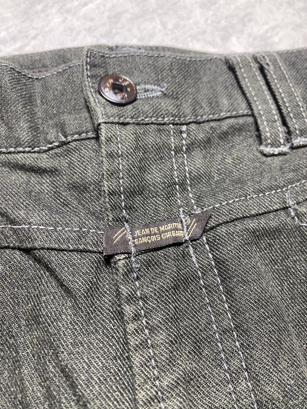 Marithe + Francois Girbaud 90S MARITHE + FRANCOIS GIRBAUD BONDAGE WIDE DENIM PANTS Size US 32 / EU 48 - 7 Thumbnail